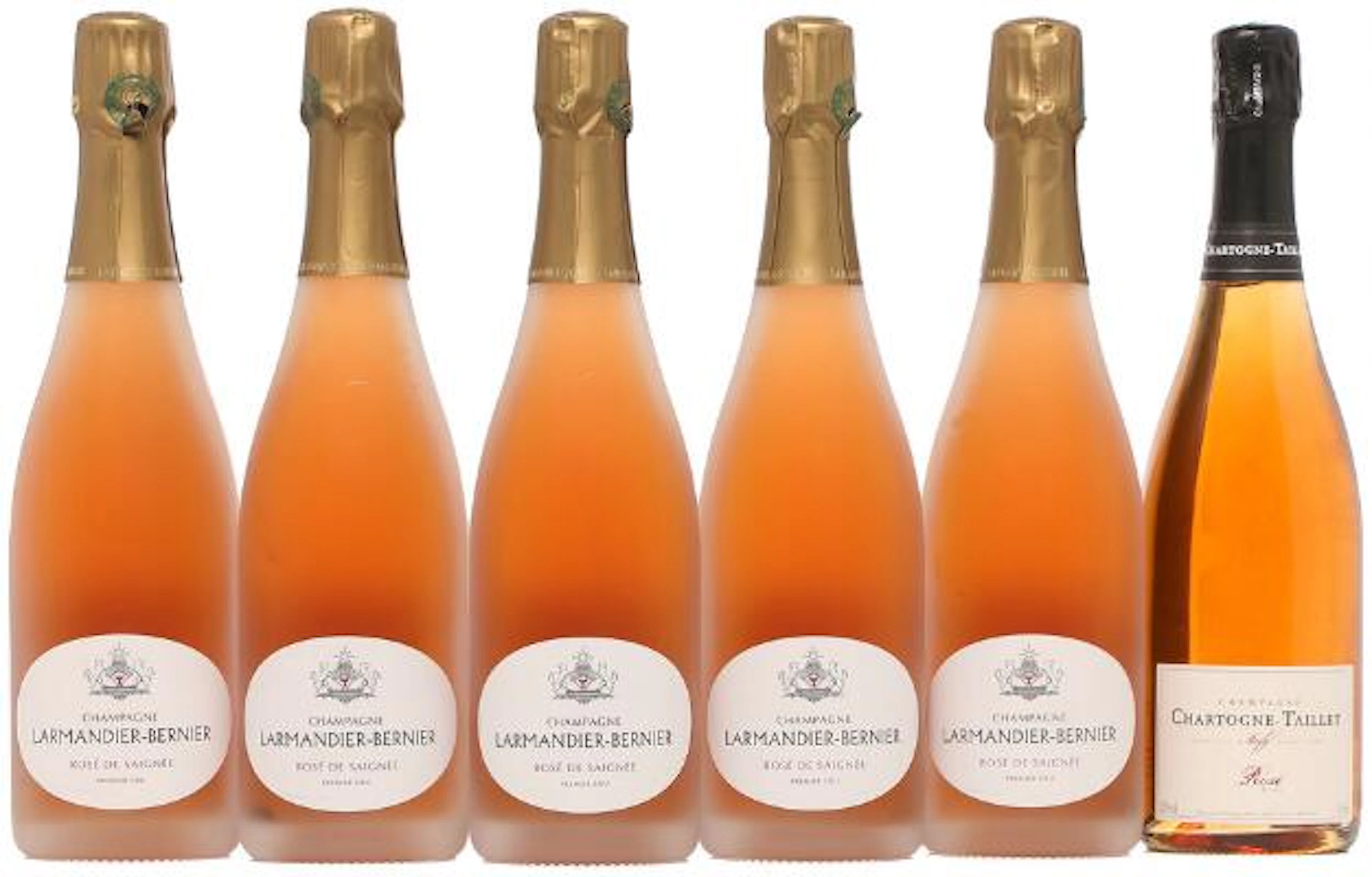 5 bts. Champagne Rosé 1. Cru "Rosé de Saignée", Larmandier-Bernier