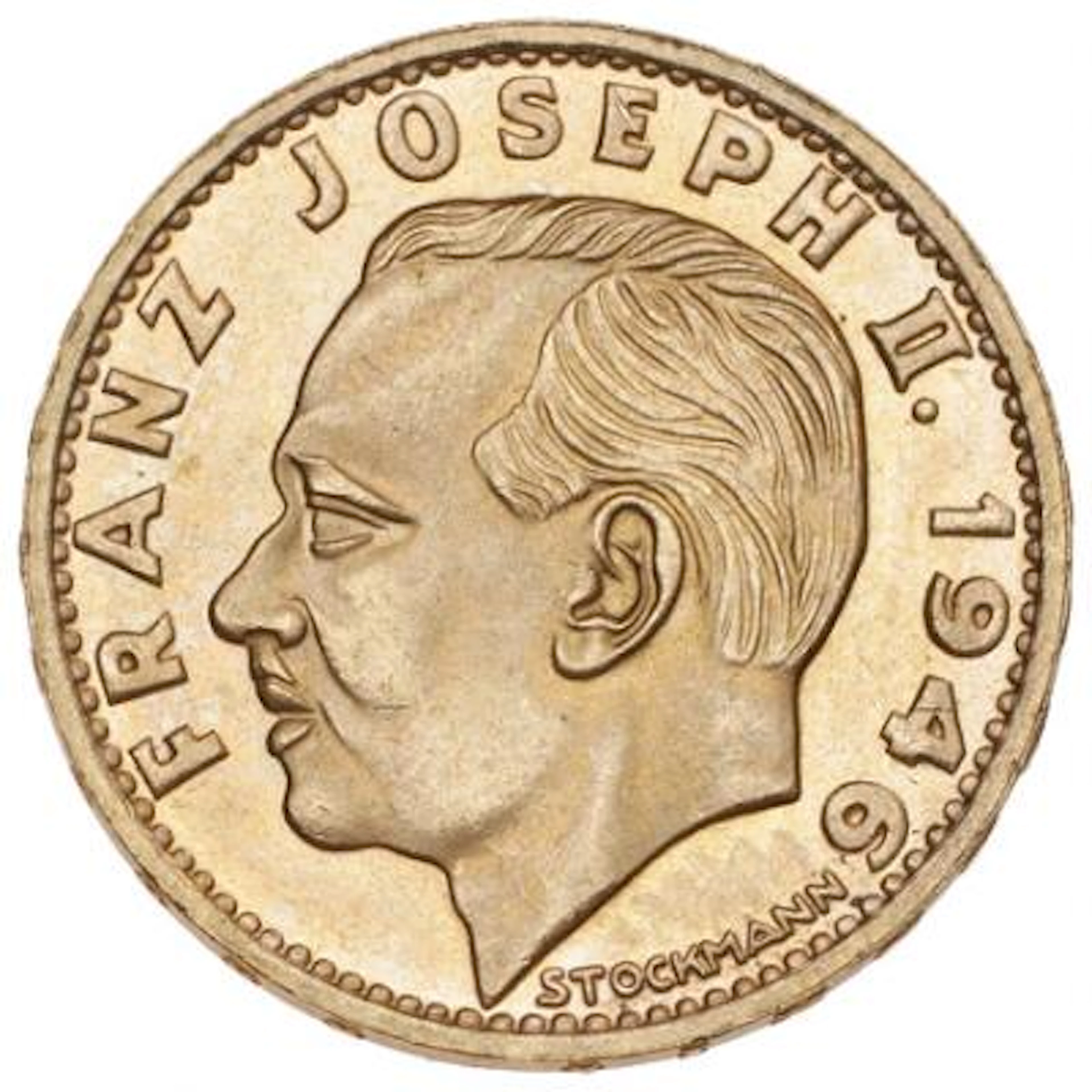 Liechtenstein, Francis Joseph II, 1938-1989, 20 Franken 1946, F 17