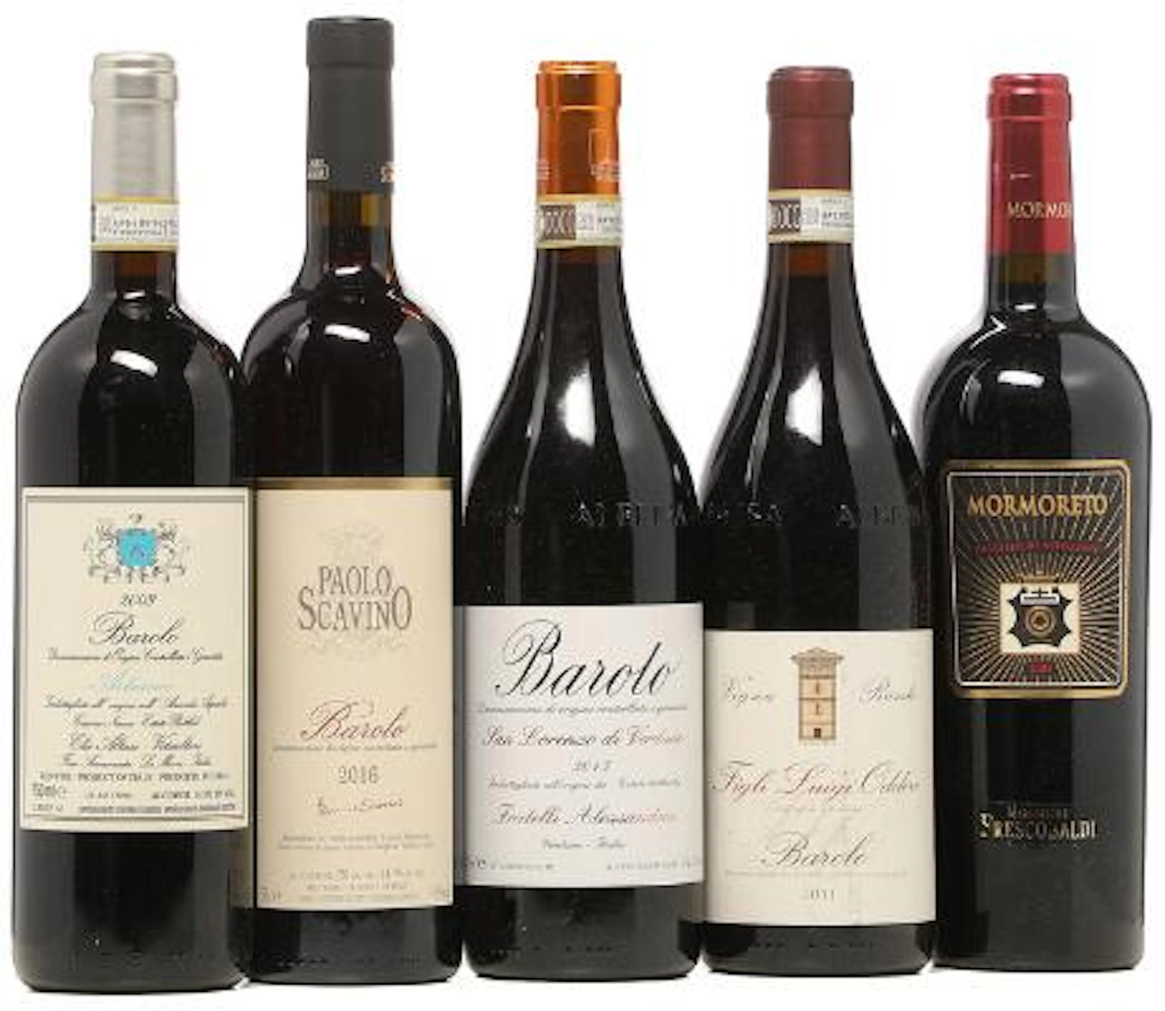 1 bt. Barolo "Arborina", Elio Altare 2009 A (hf/in). etc. Total 5