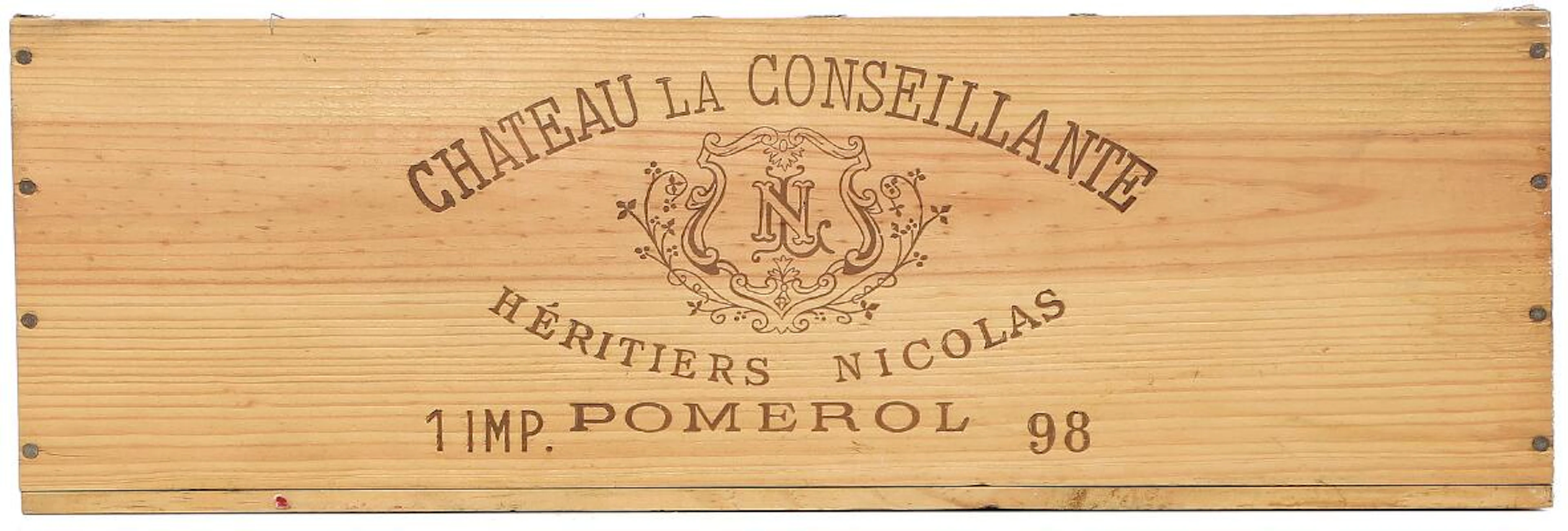 1 bt. Imp. Château La Conseillante, Pomerol 1998 A (hf/in). Owc. –
