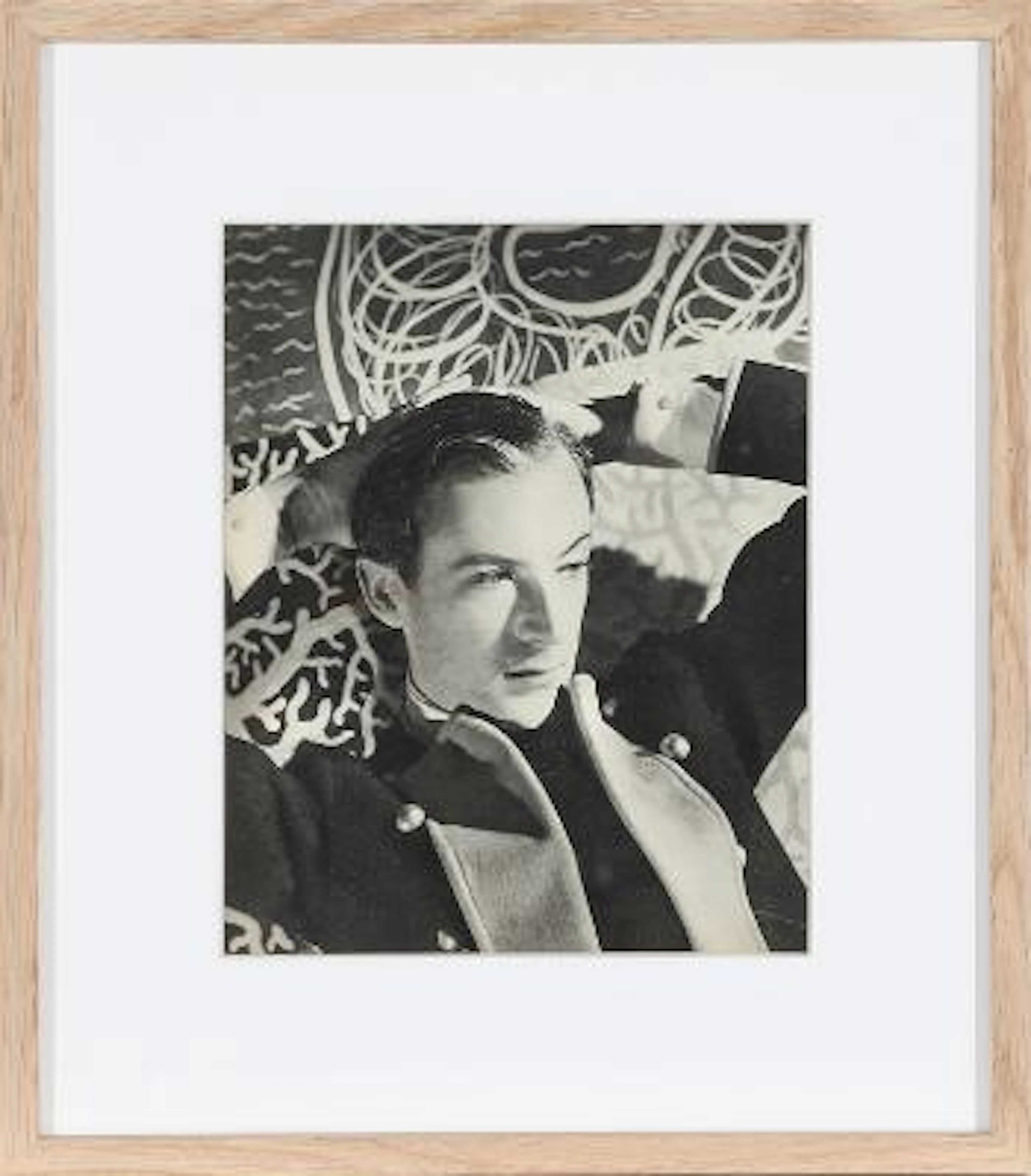 Francis Goodman: Black-and-white photographic portrait print of British
