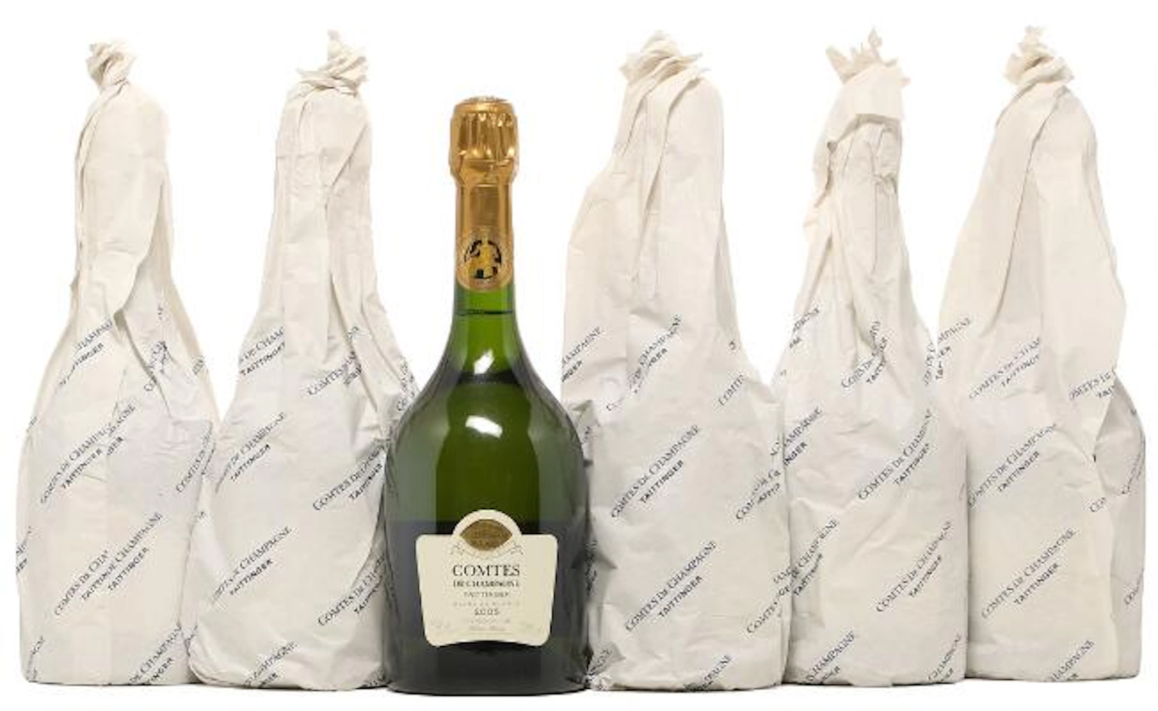 6 bts. Champagne Blanc de Blancs "Comtes de Champagne", Taittinger