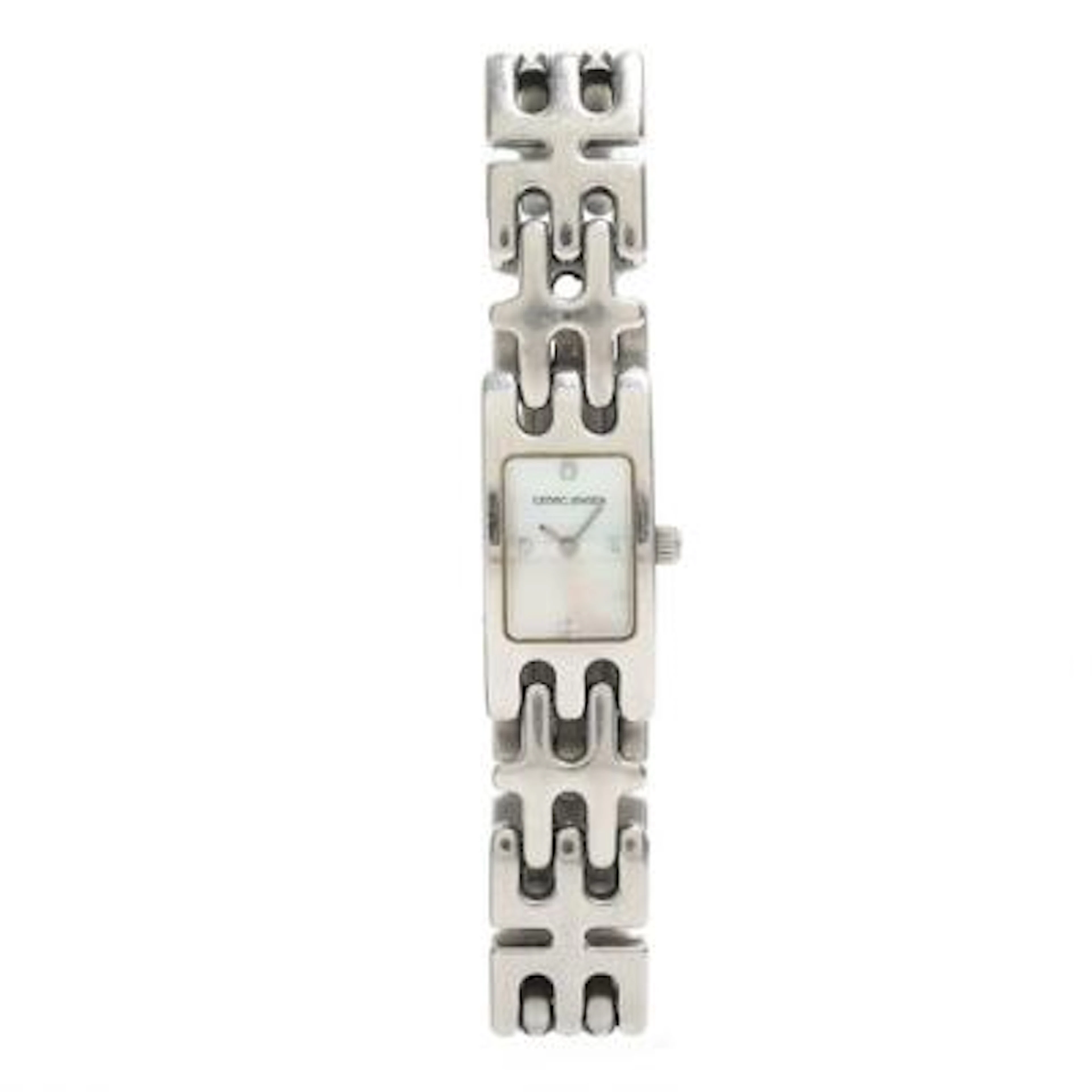 Georg Jensen: EKL design no. 376 of steel, ref. 134243. Quartz movement.