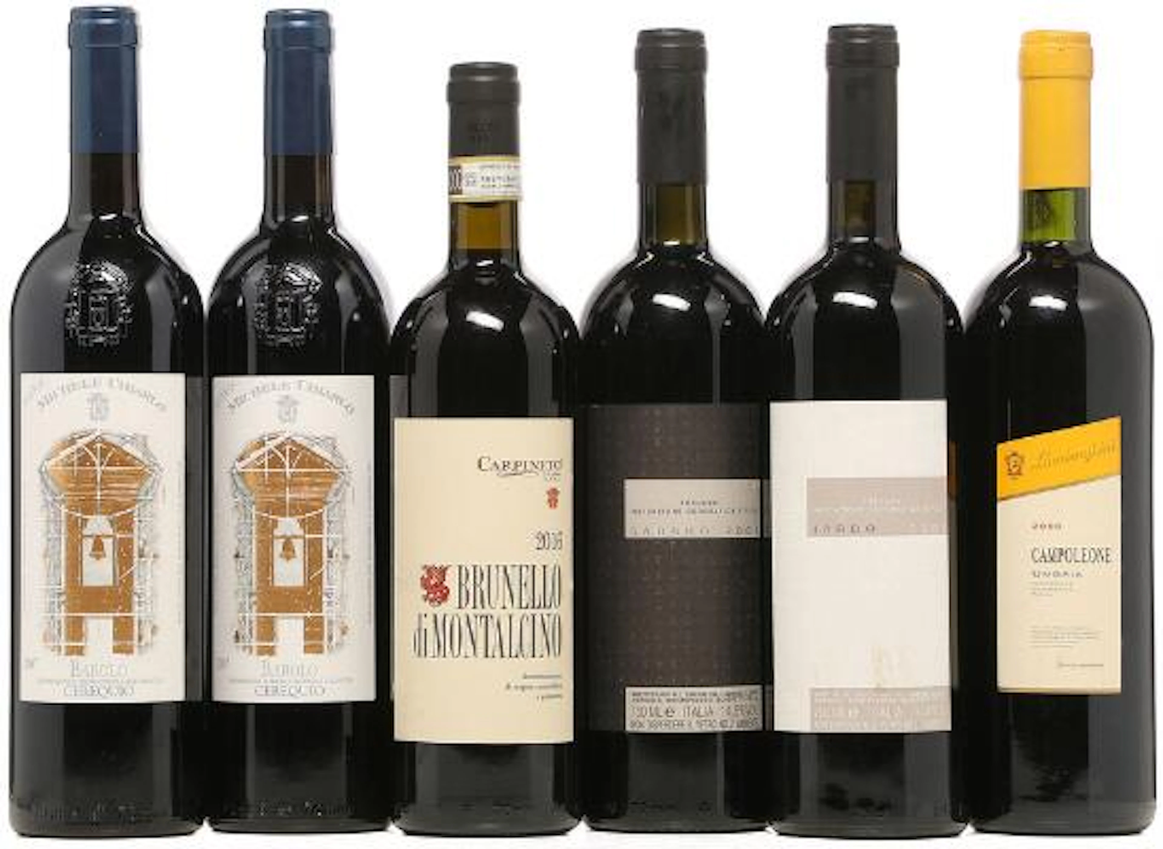 2 bts. Barolo "Cerequio", Michele Chiarlo 2007 etc. Total 6 bts. –