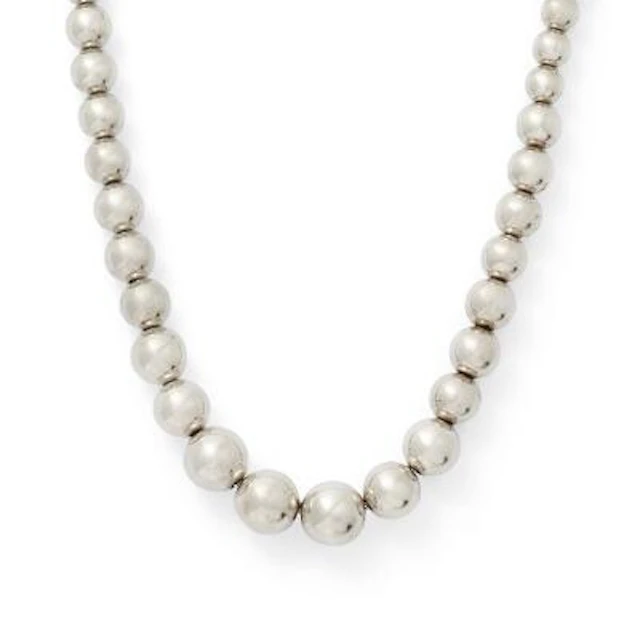 Tiffany & Co.: A graduated necklace of sterling silver. HardWear collection.