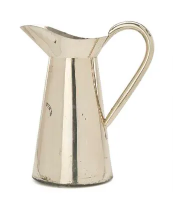Svend Poulsen: A large, sculptural silver pitcher with smooth surface
