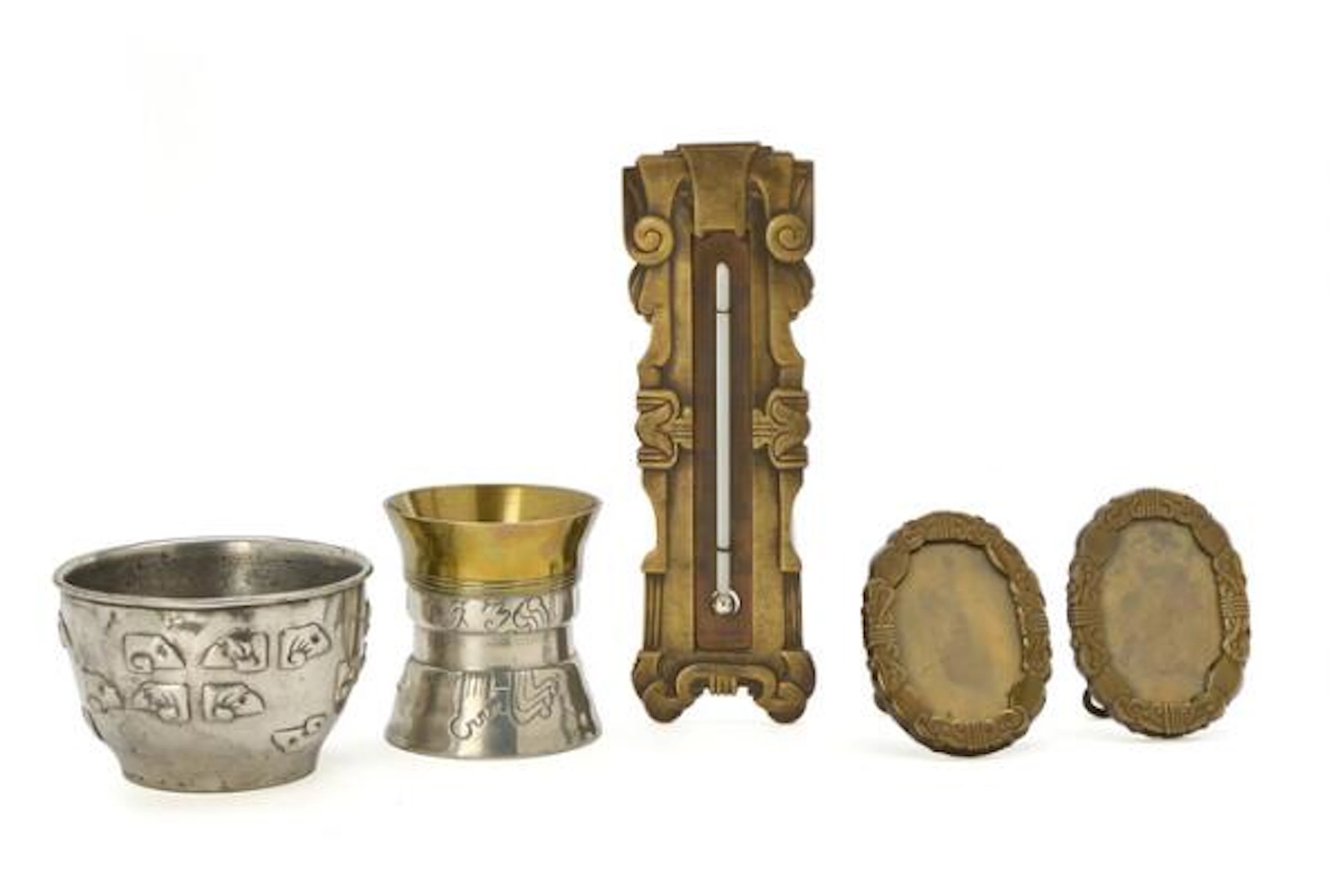 Mogens Ballin, Siegfried Wagner: A vase, a bowl, a thermometer and
