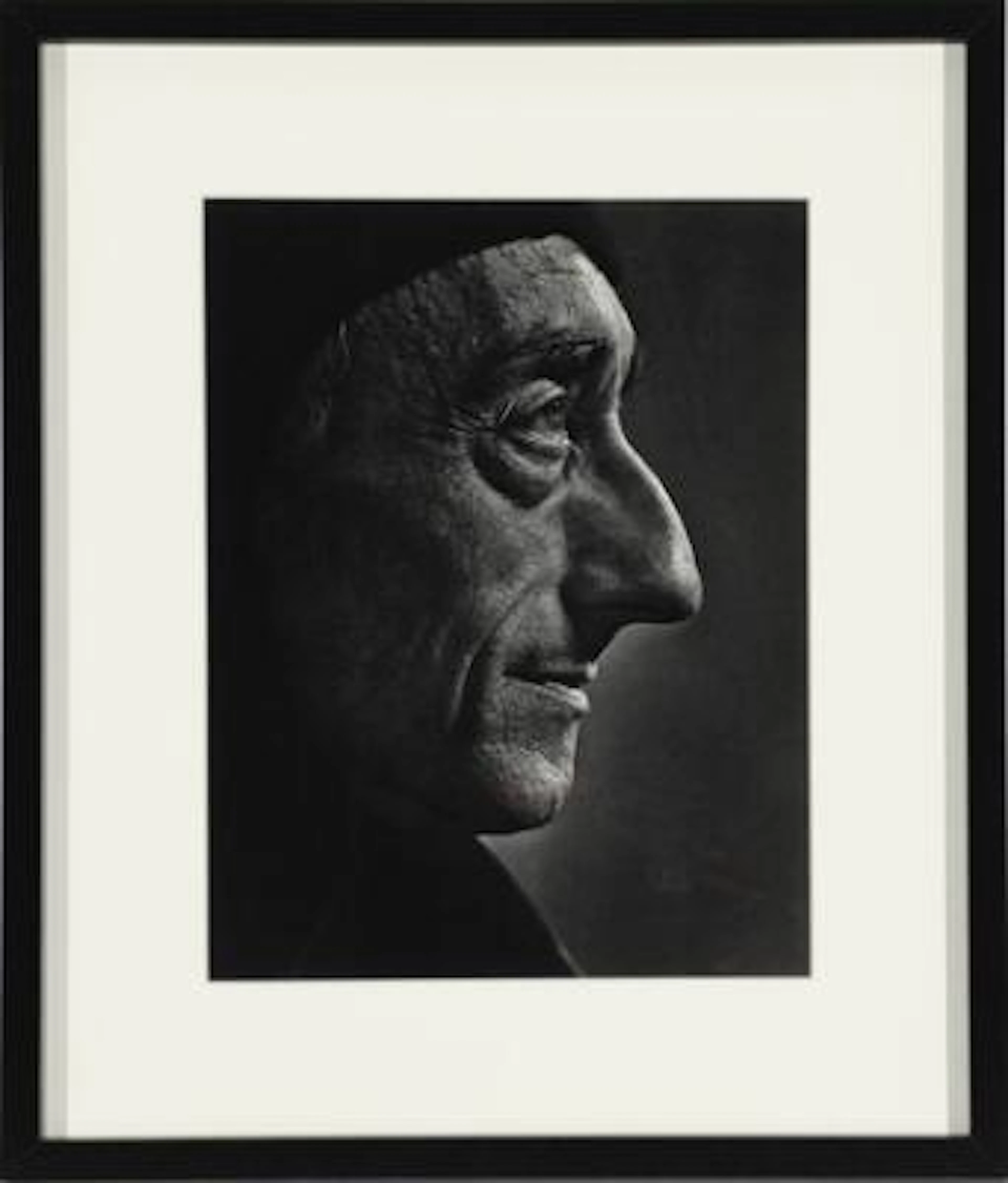 Yousuf Karsh: Large black-and-white portrait photograph of French