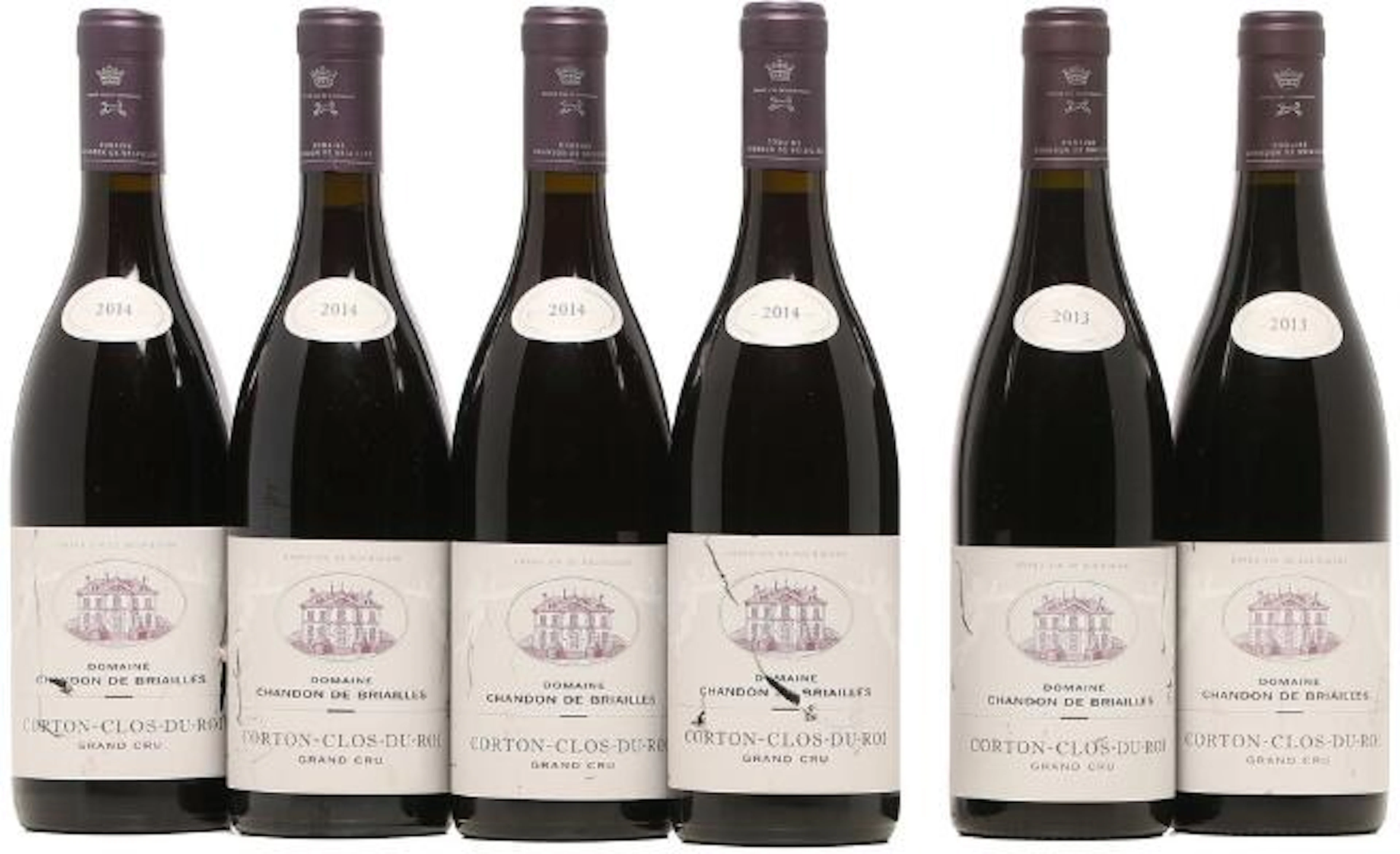 4 bts. Corton Grand Cru "Clos du Roi", Chandon de Briailles 2014 A
