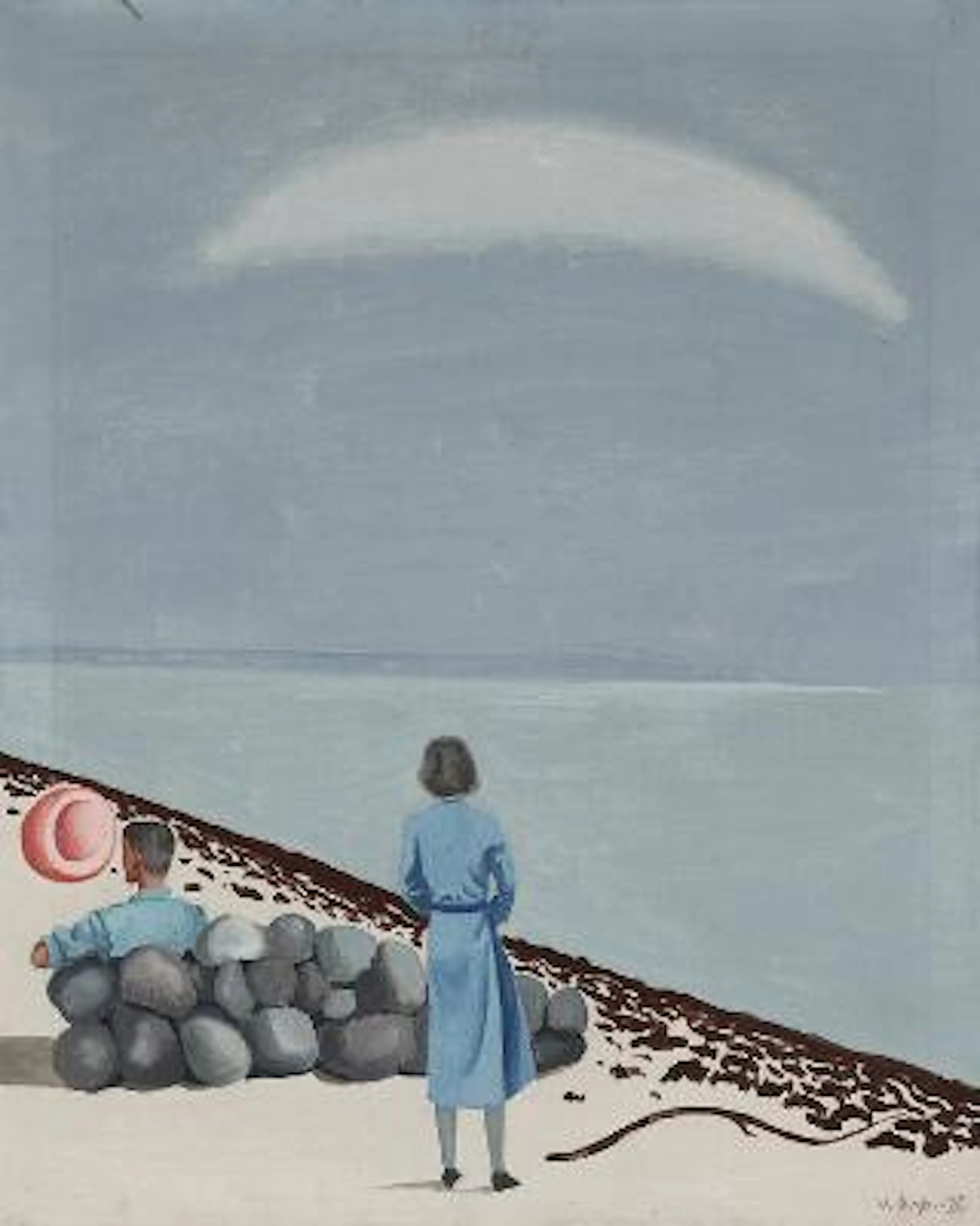 Vilhelm Bjerke-Petersen: Untitled, 1936. Signed VBP 36. Oil on canvas.