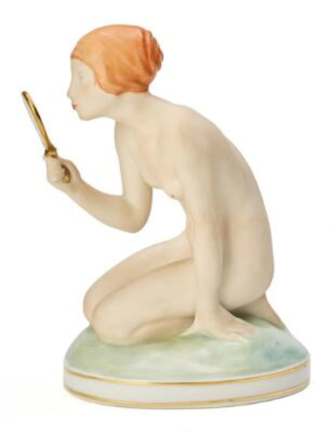 Gerhard Henning: Porcelain figurine decorated in overglaze colours