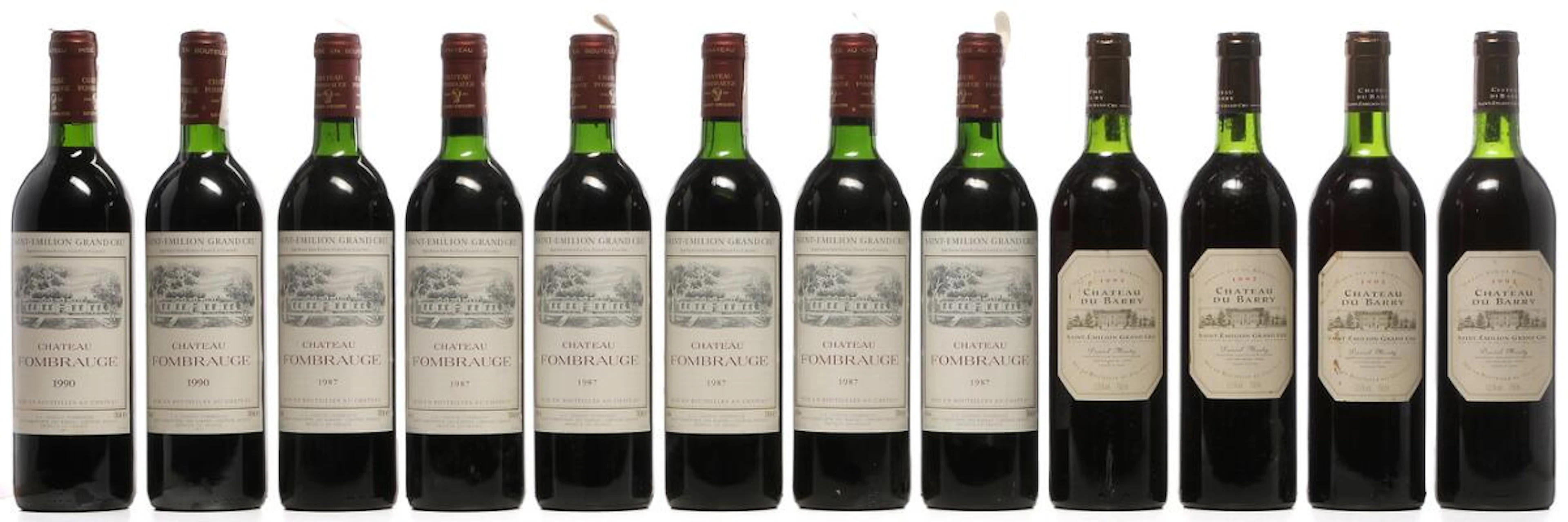 2 bts. Château Fombrauge, Saint-Emilion Grand Cru 1990 A-A/B (bn).