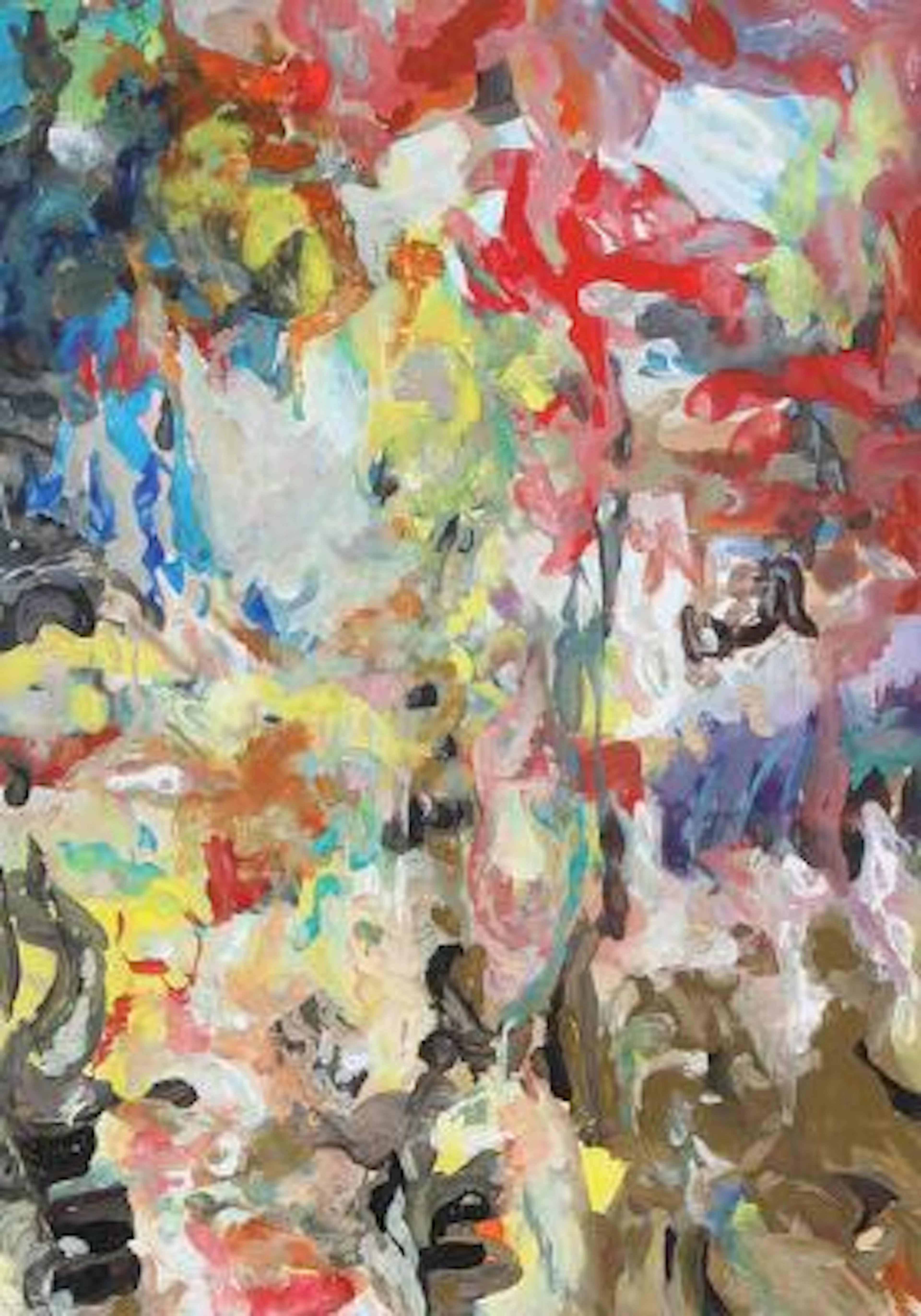 Morten Skrøder Lund: Untitled, 2020. Signed on the reverse. Mixed