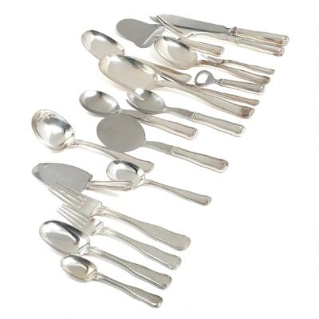 Harald Nielsen: "Old Danish". A sterling silver flatware. Manufactured