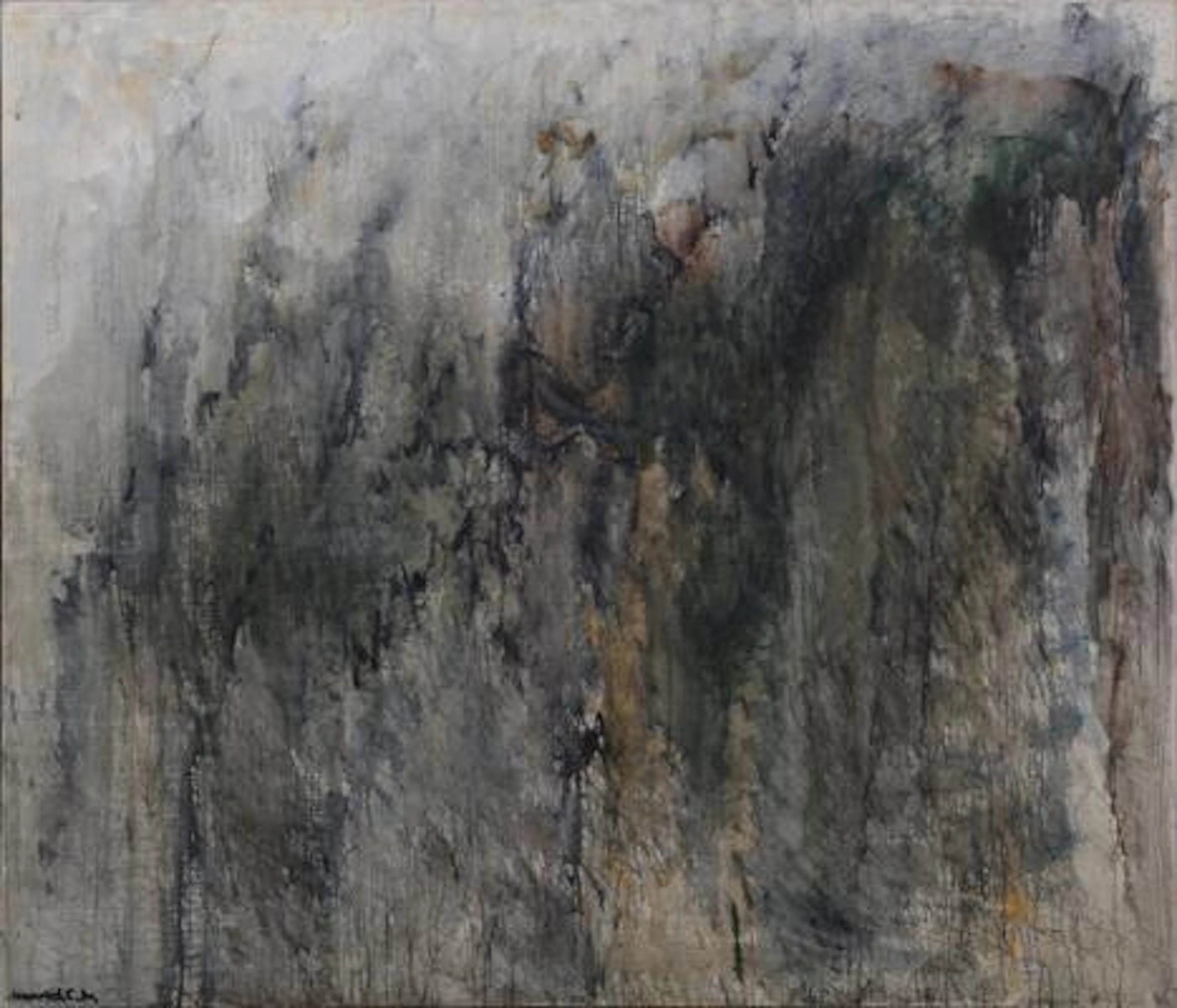 Herold G. Kristensen: "Scratched Work", 1985-86. Signed Herold G.