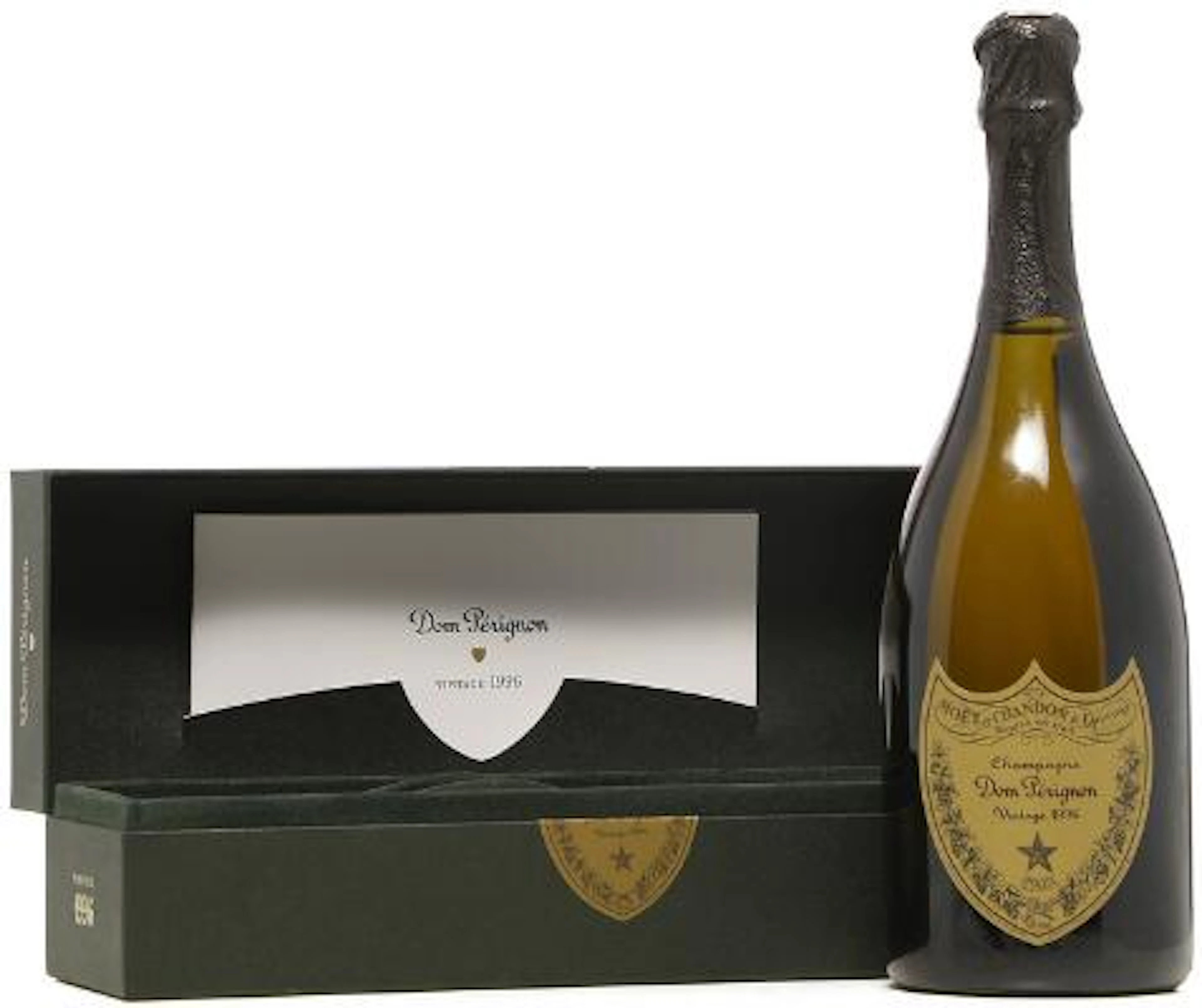 1 bt. Champagne Dom Pérignon, Moët et Chandon 1996 A-A/B (bn). Oc.