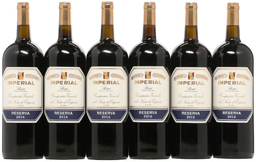 6 bts. Mg. Imperial Reserva, CVNE, Rioja 2016 A (hf/in). Oc. – Bruun