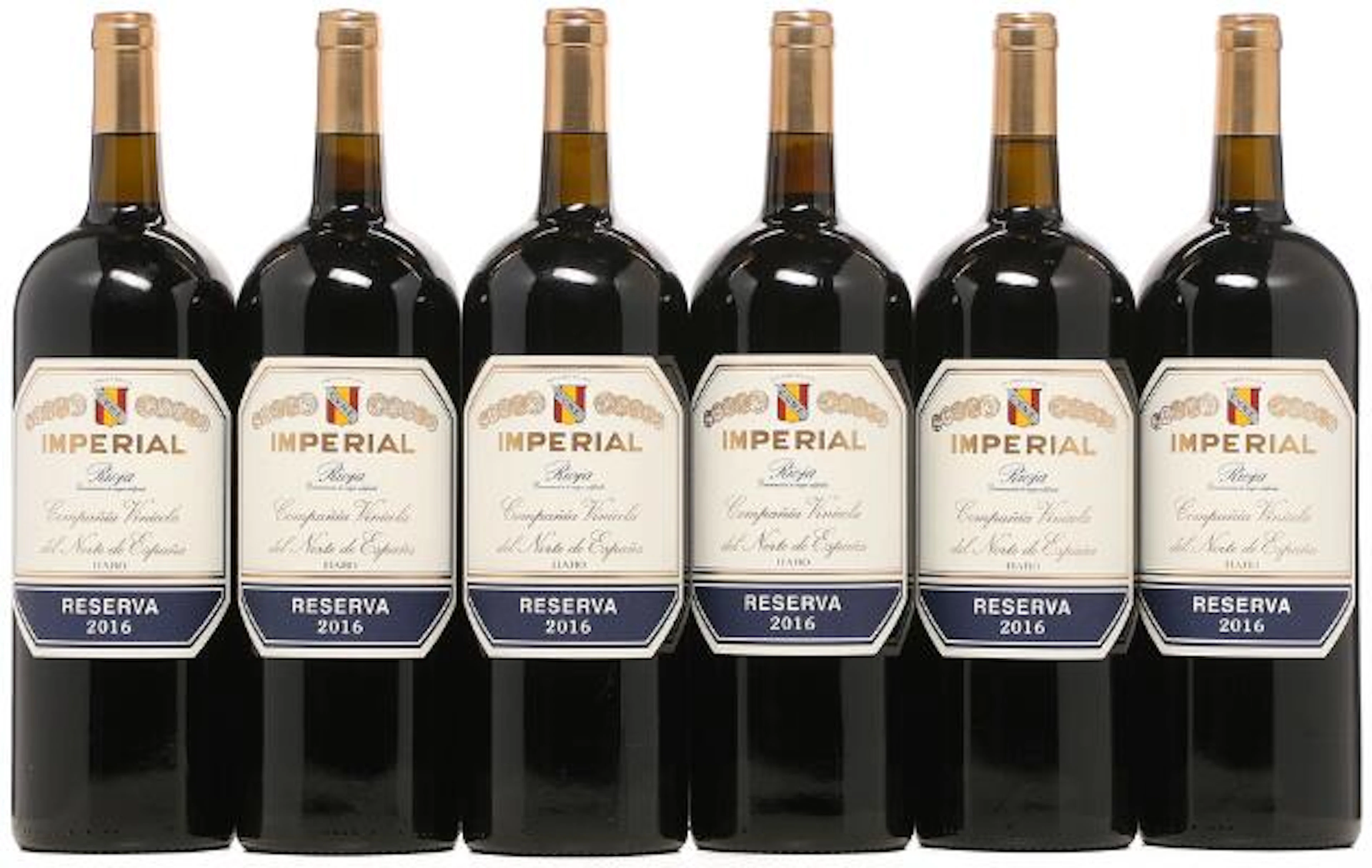 6 bts. Mg. Imperial Reserva, CVNE, Rioja 2016 A (hf/in). Oc. – Bruun