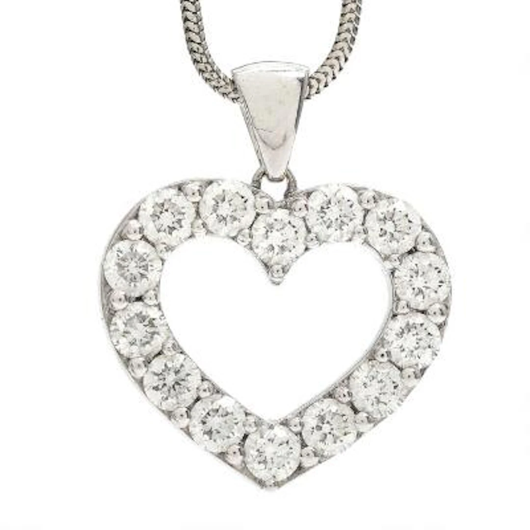 Sixtus Thomsen: A diamond pendant set with brilliant-cut diamondt