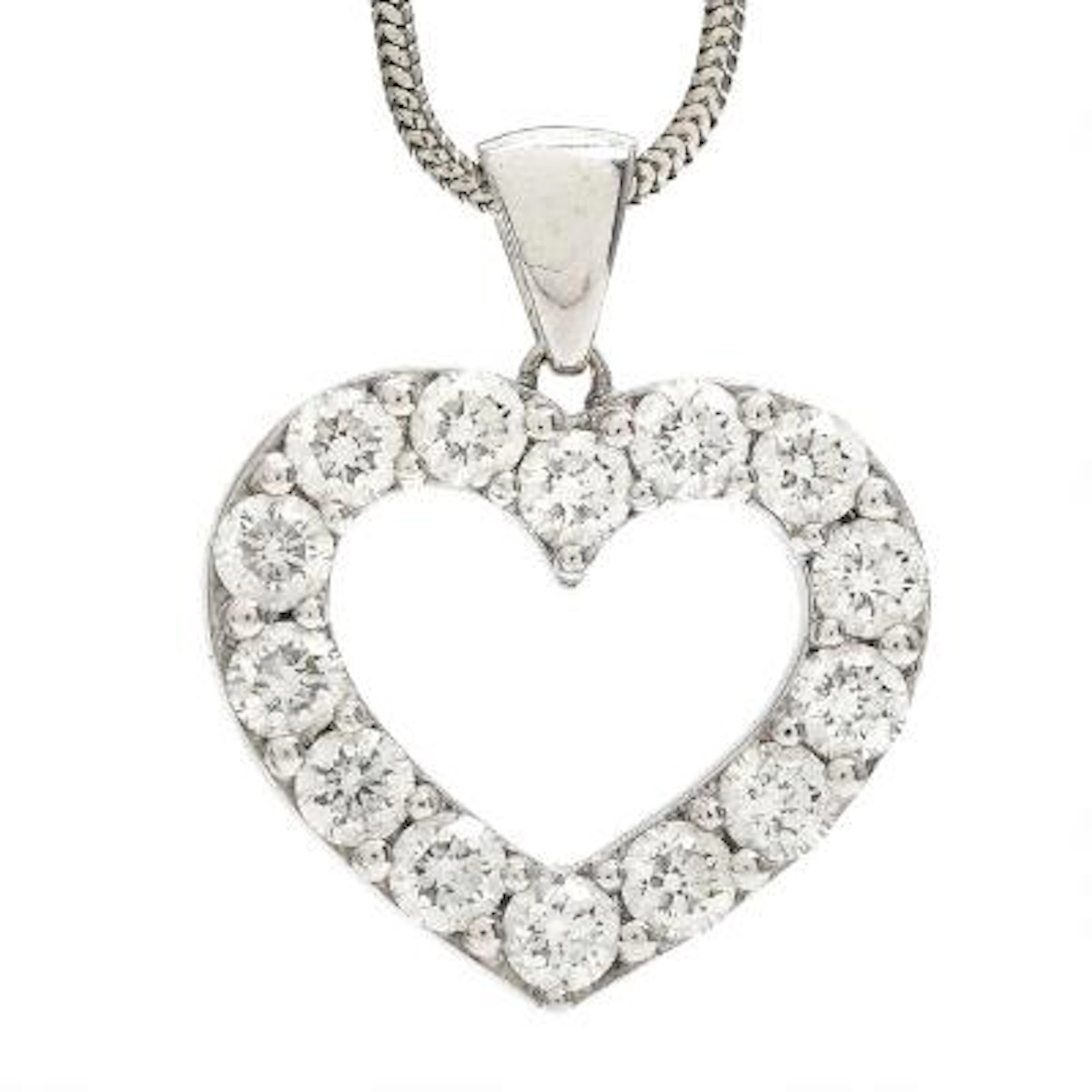 Sixtus Thomsen: A diamond pendant set with brilliant-cut diamondt