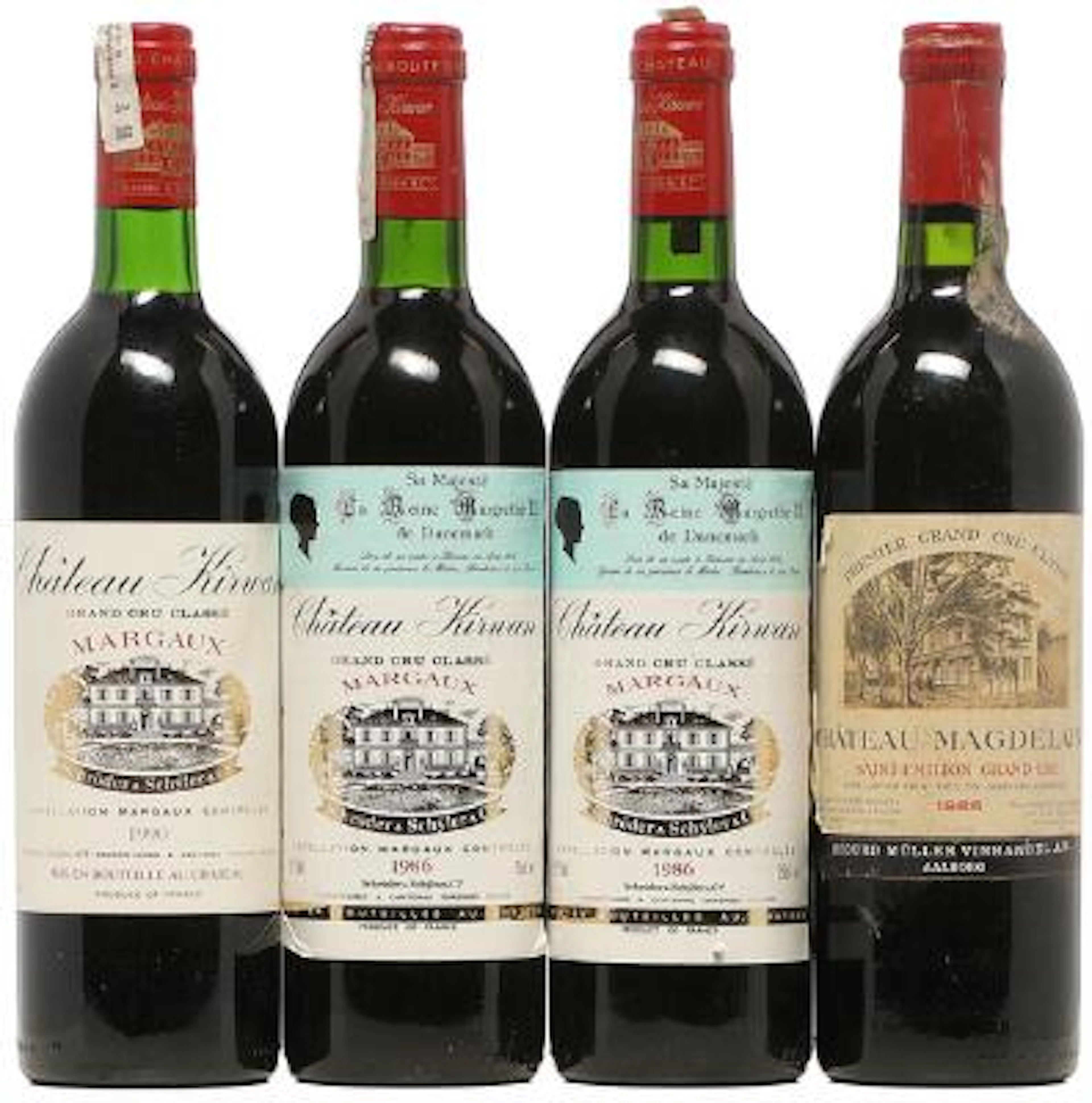 1 bt. Château Kirwan, Margaux. 3. Cru Classé 1990 A-A/B (bn). etc.