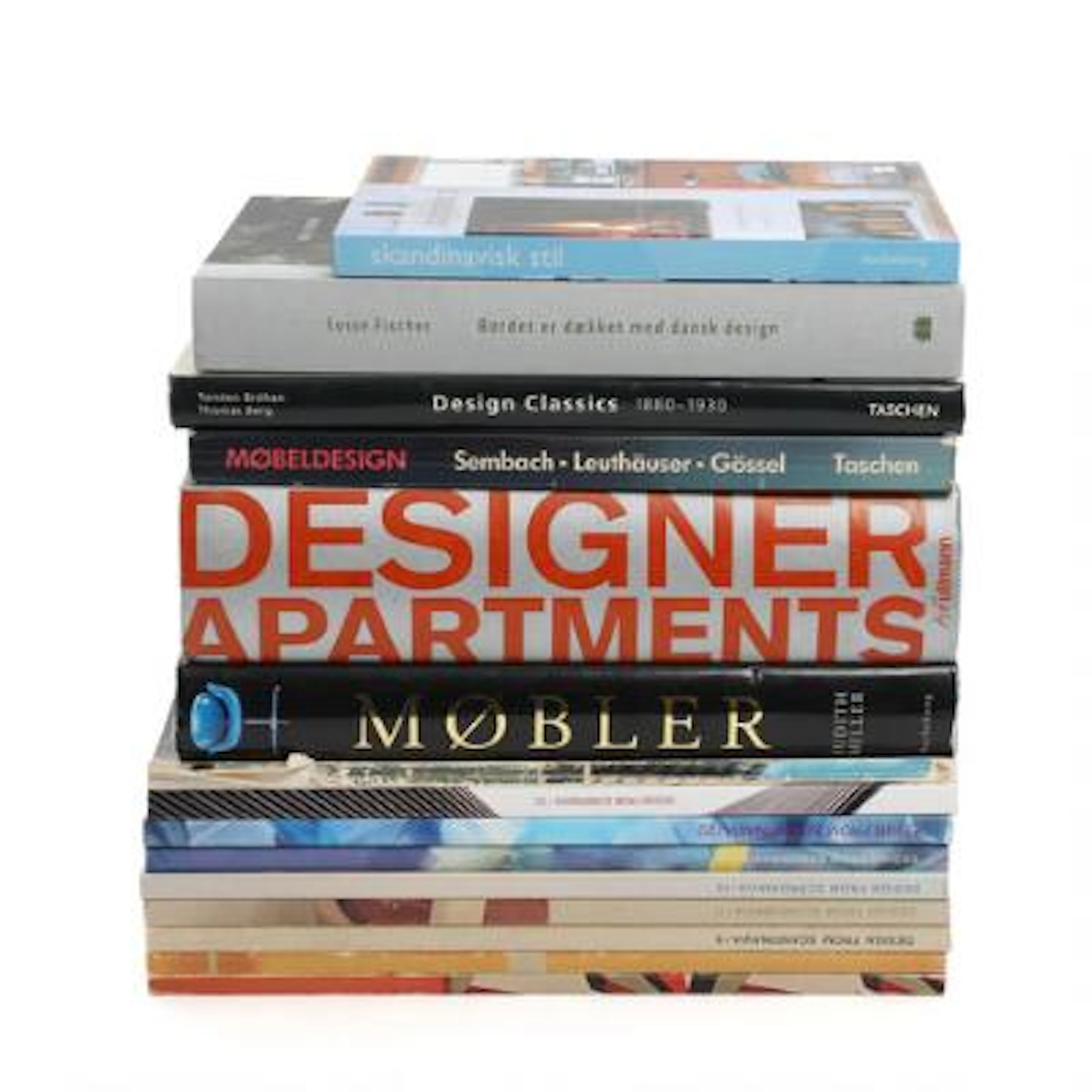 Hans J. Wegner, Verner Panton, Poul Kjærholm, Alvar Aalto: ,a.o. 15