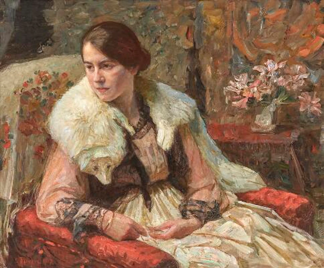 Laurits Tuxen: Portrait of the artist’s daughter. Nina (1898-1982).