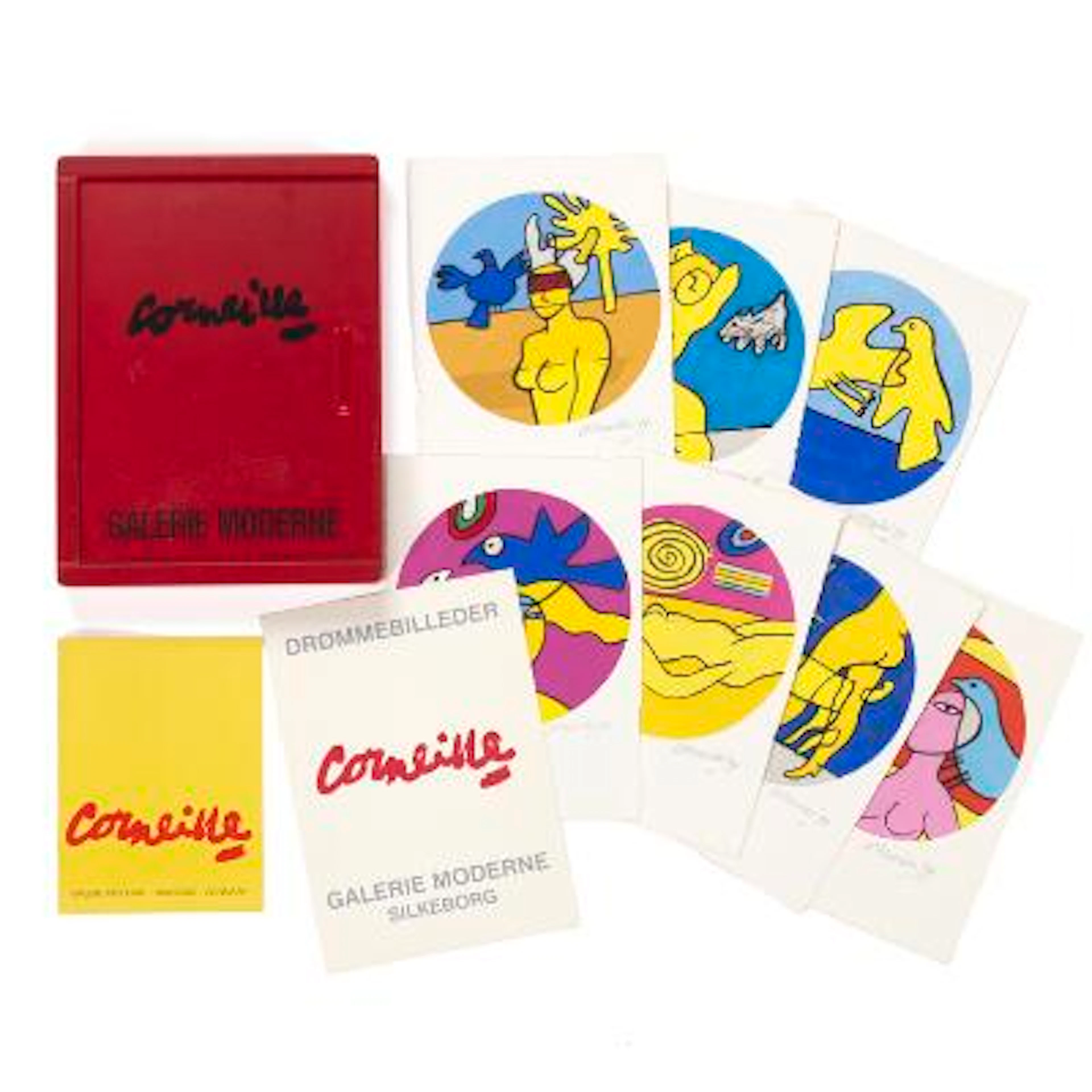 Corneille: 7 silkscreens. Signed Corneille 94. Published by Galerie