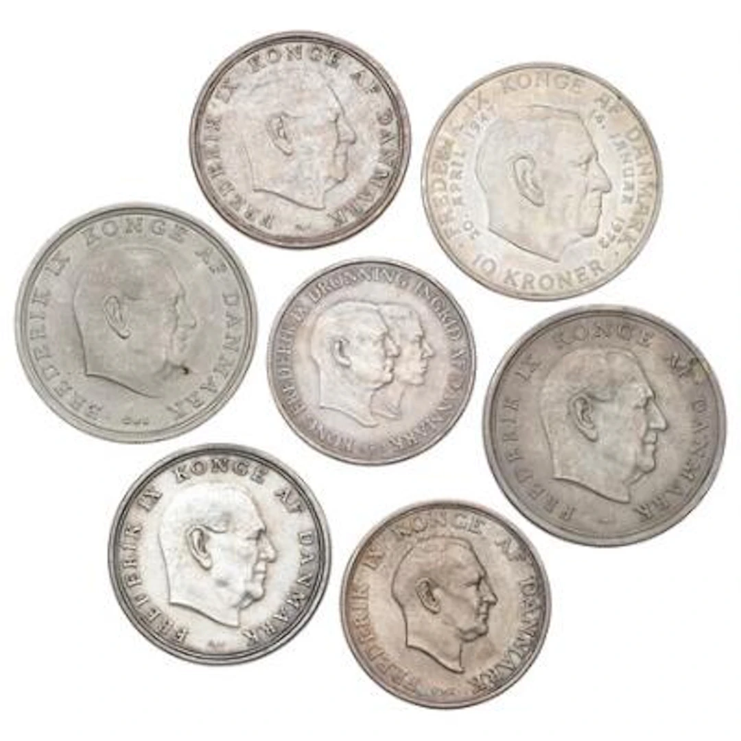 Commemoratives, 1953-1958, 1964 (2 pcs), as well as 1967-1972, in