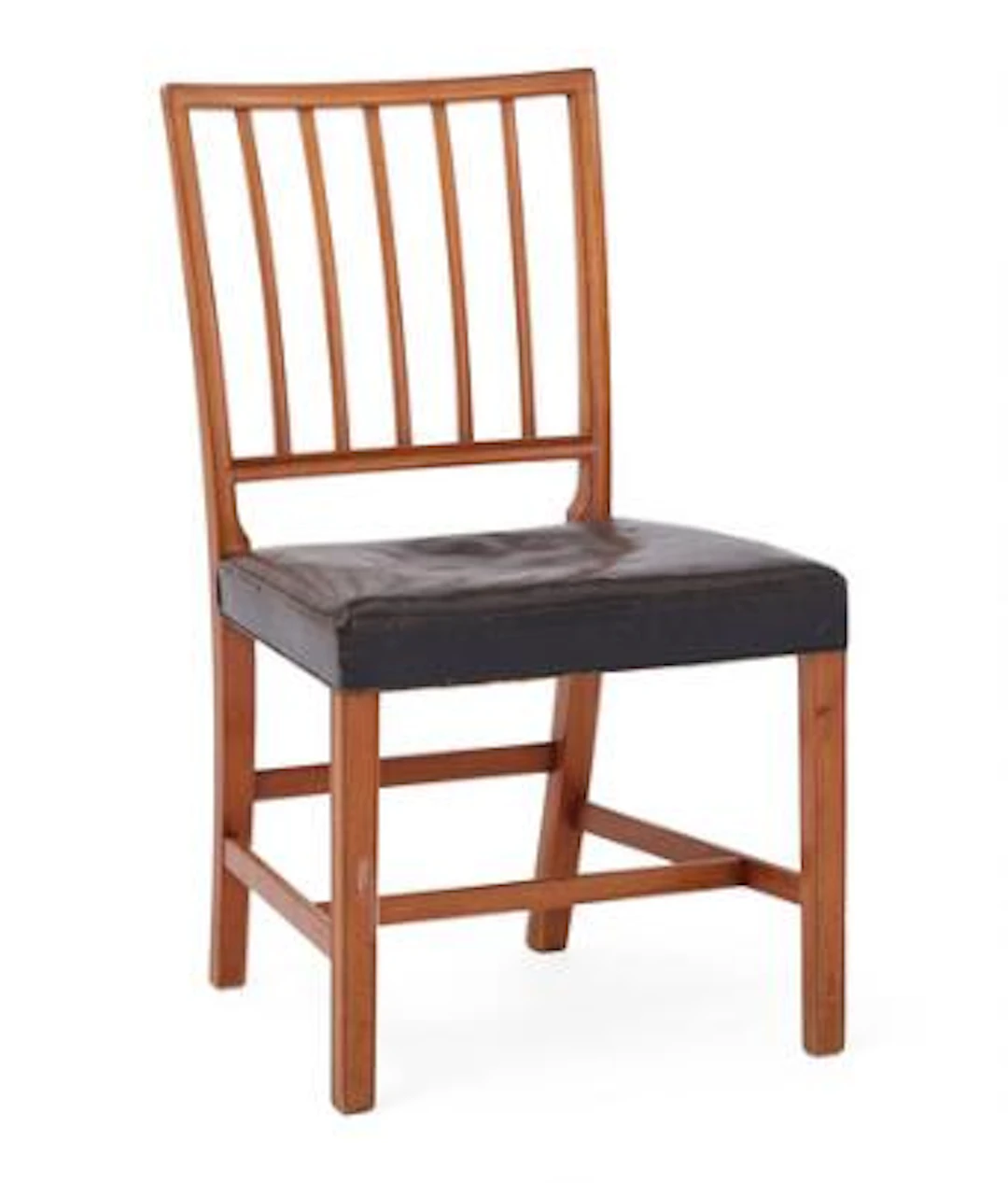 Jacob Kjær: "Paris Chair". Mahogany chair with vertical bars in the