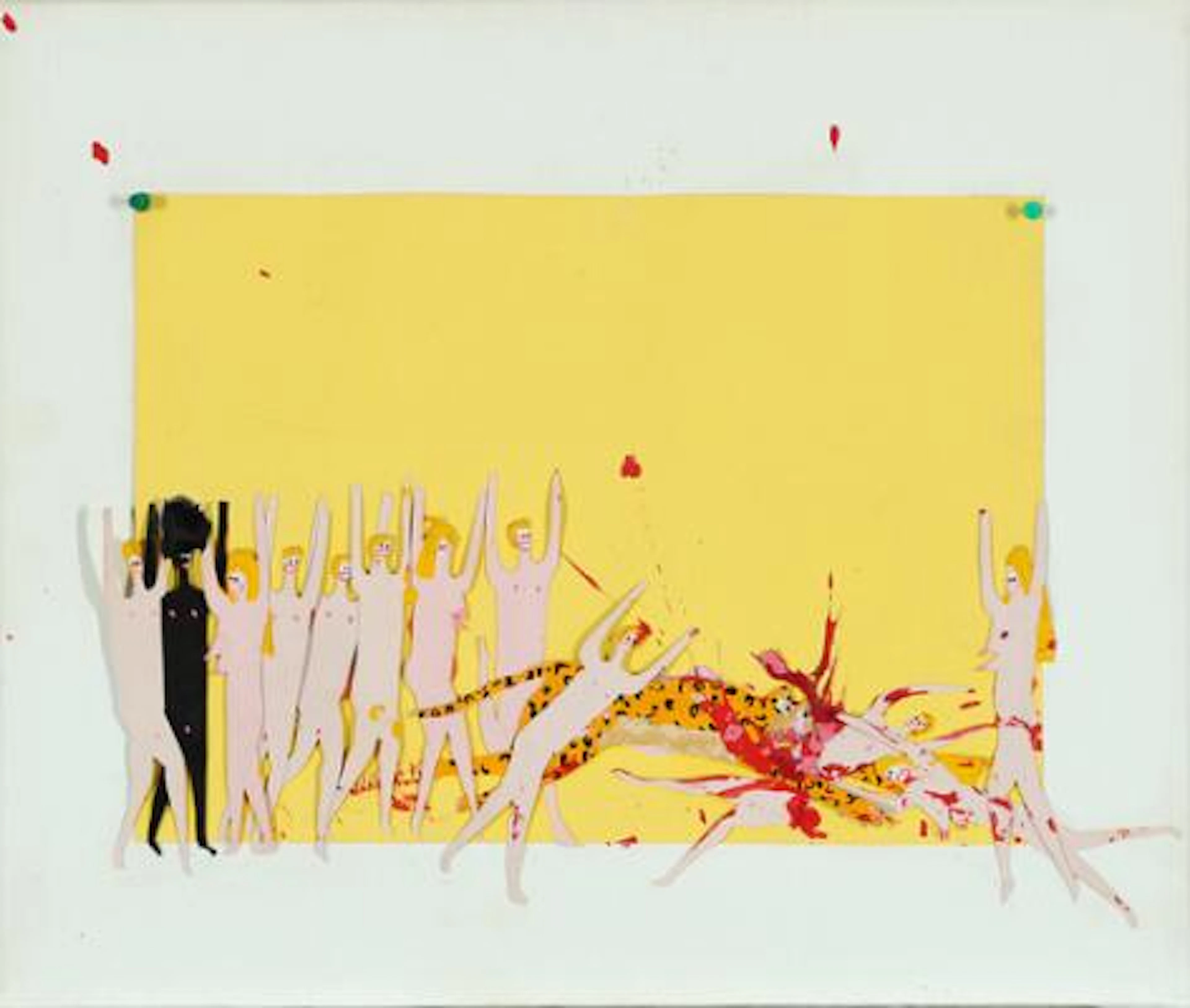 Devin Troy Strother: Untitled.” Signed on the stretcher by Devin Troy