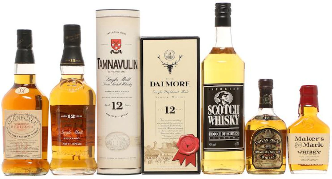 1 bt. Glenfoyle 12 years old, Highland Single Malt Scotch Whisky etc.