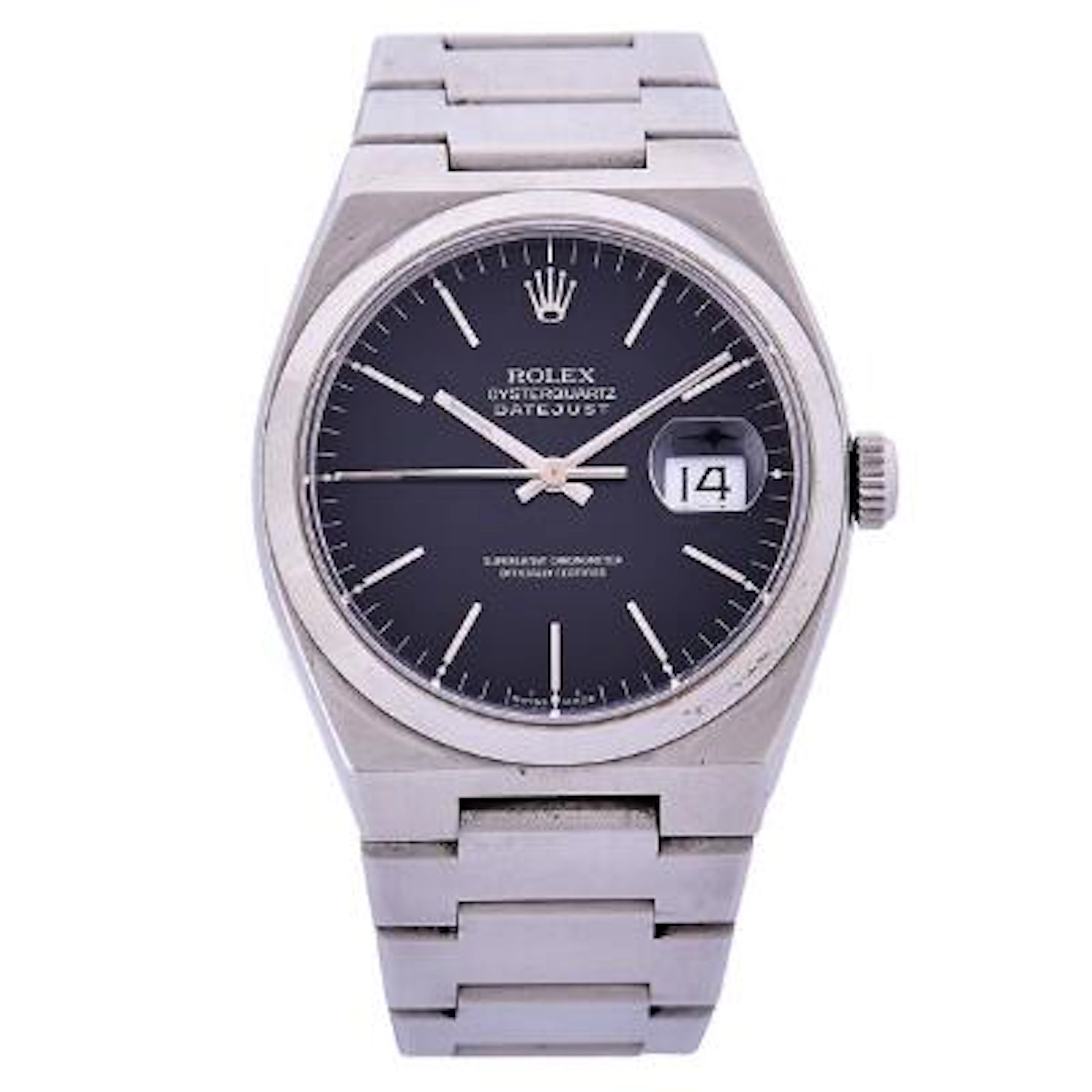 Rolex: Datejust Oysterquartz of steel, ref. 17000. Quartz movement