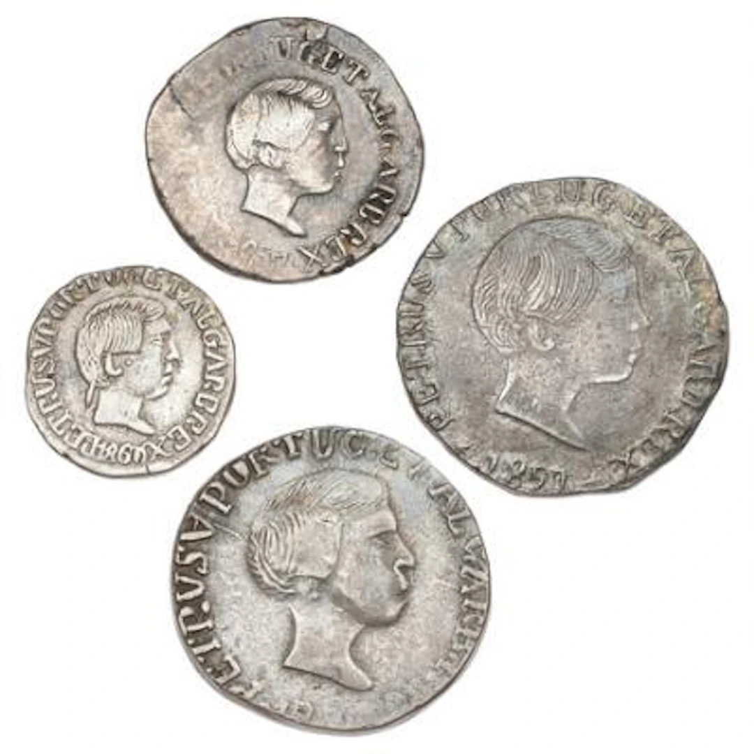 Portuguese India, Pedro V, 1853-1861, 1/2 Pardao 1860, KM 280, 1 Pardao