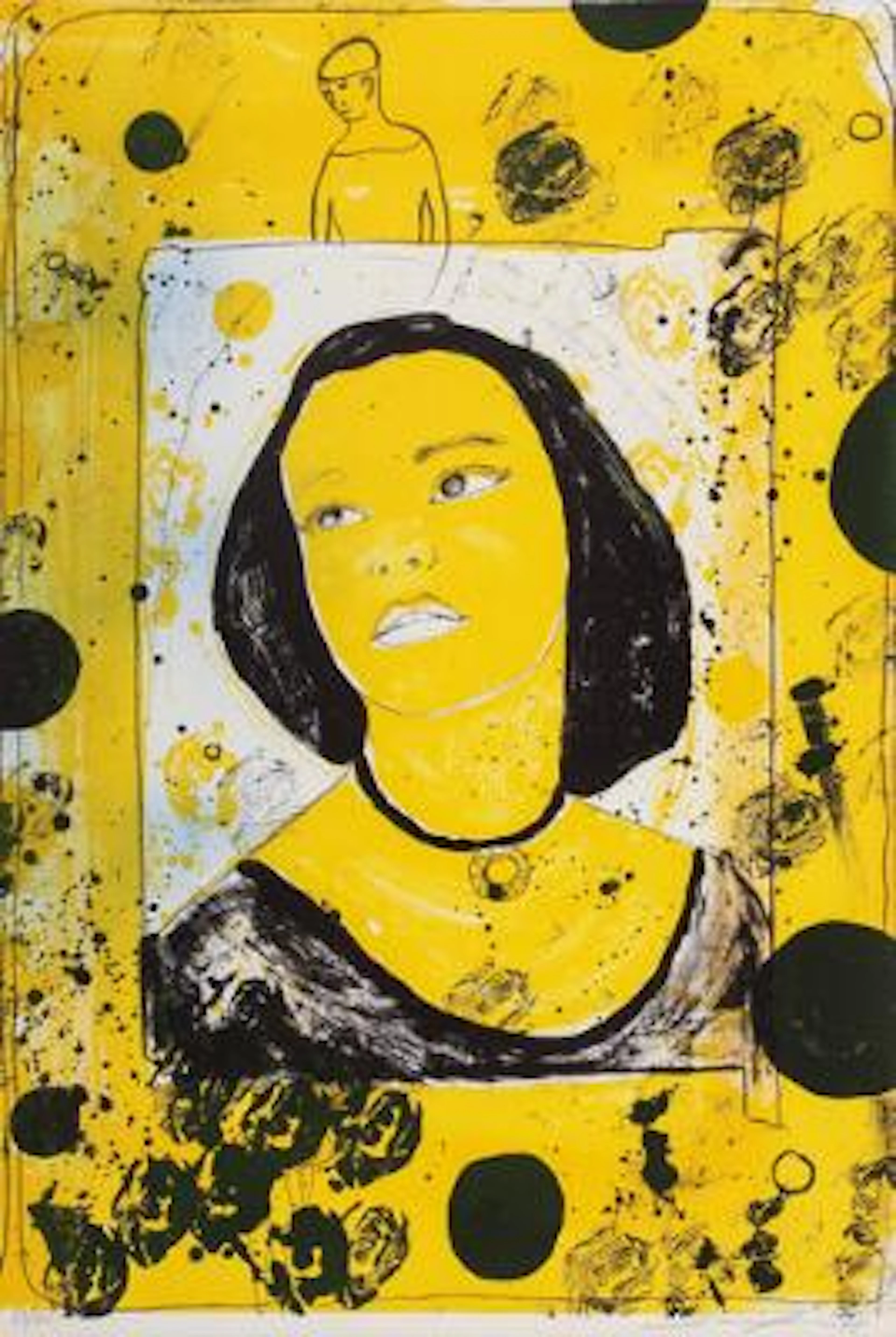 Sam Jedig: Untitled, 1980. Signed and dated. Lithograph. Sheet size