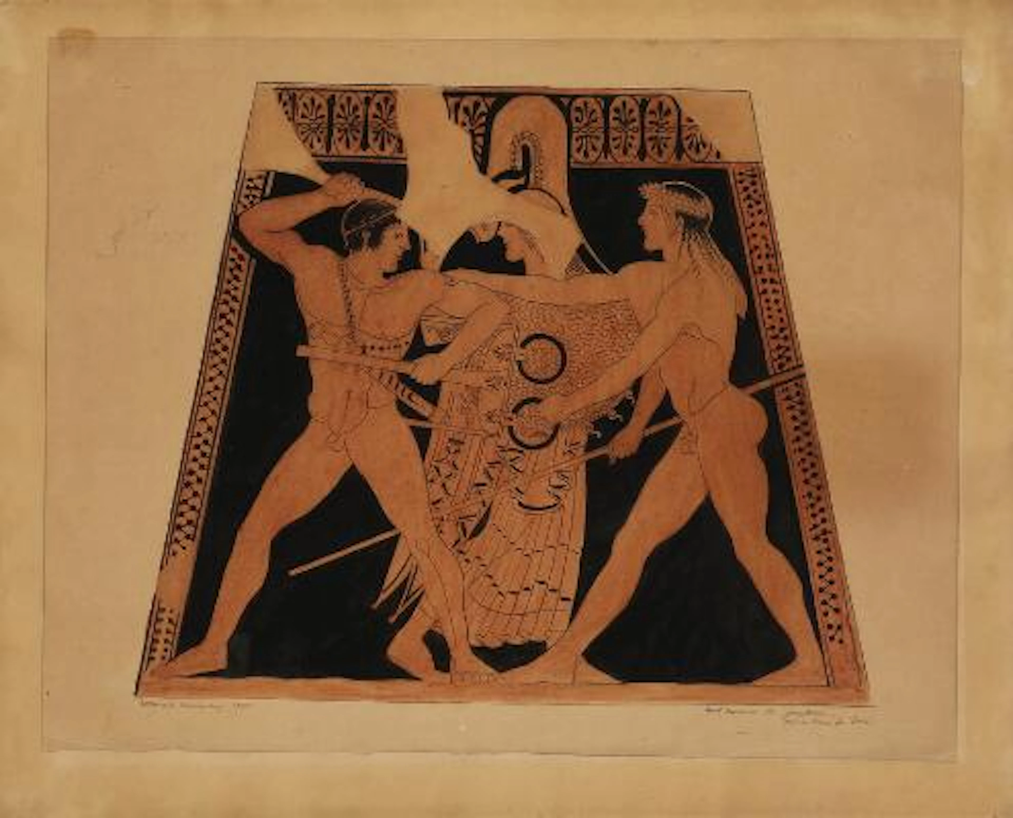 Johan Rohde: From the Vatican collection of vases. Signed with dedication