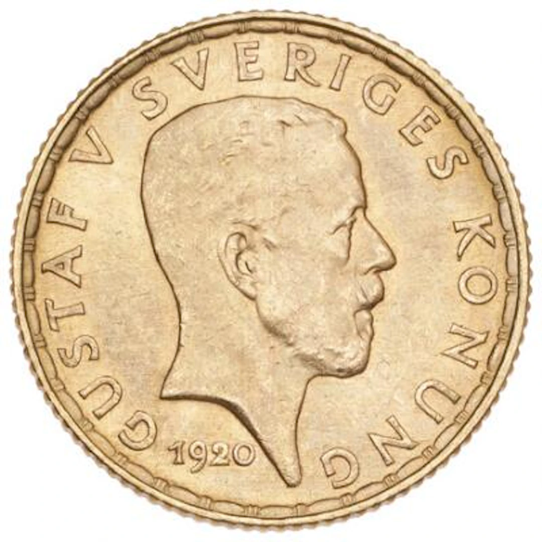 Sweden, Gustav V, 5 kr 1920, SM 2, F 97 – Bruun Rasmussen Auctioneers