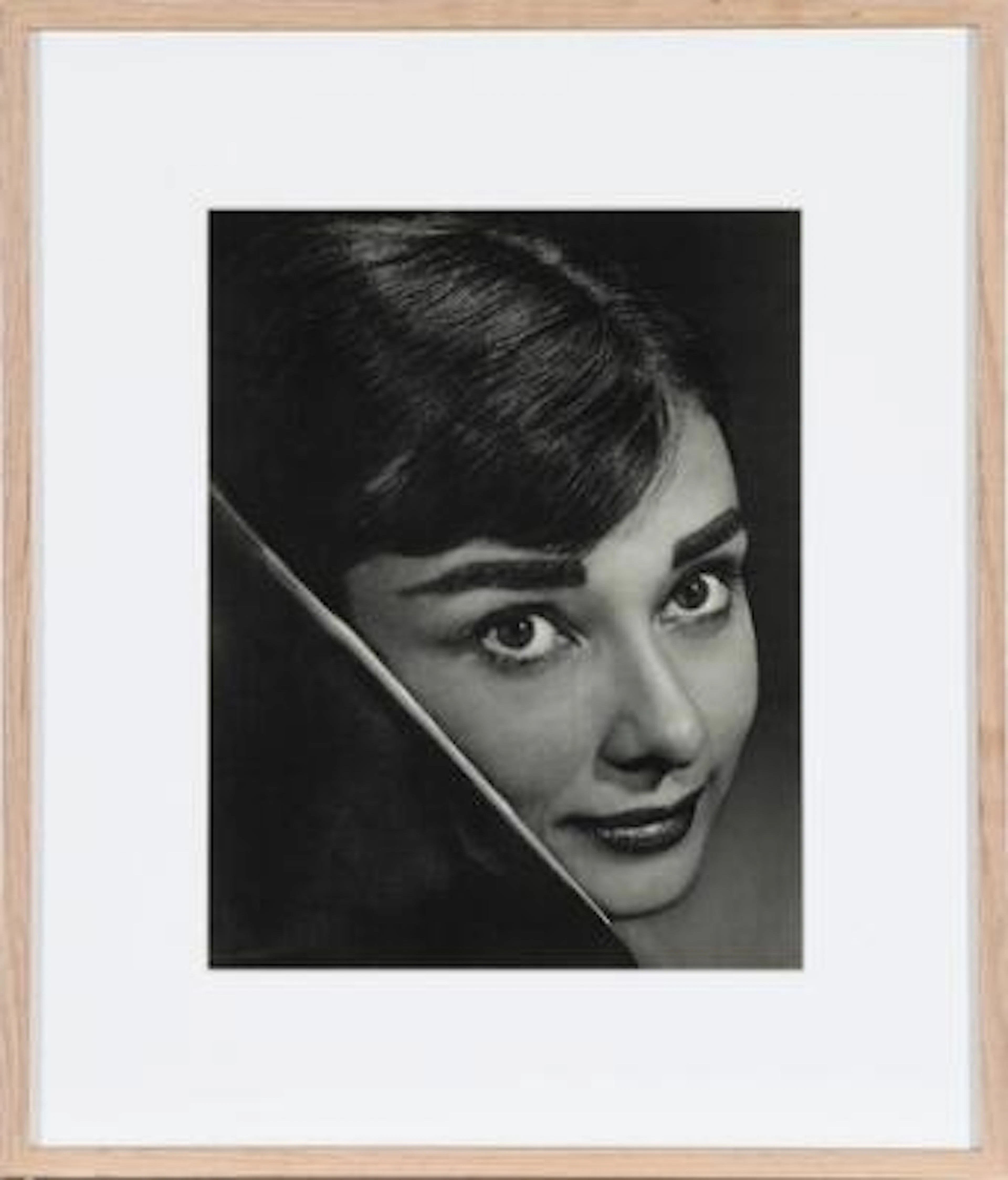 Yousuf Karsh: Black-and-white portrait of English actress Audrey Hepburn