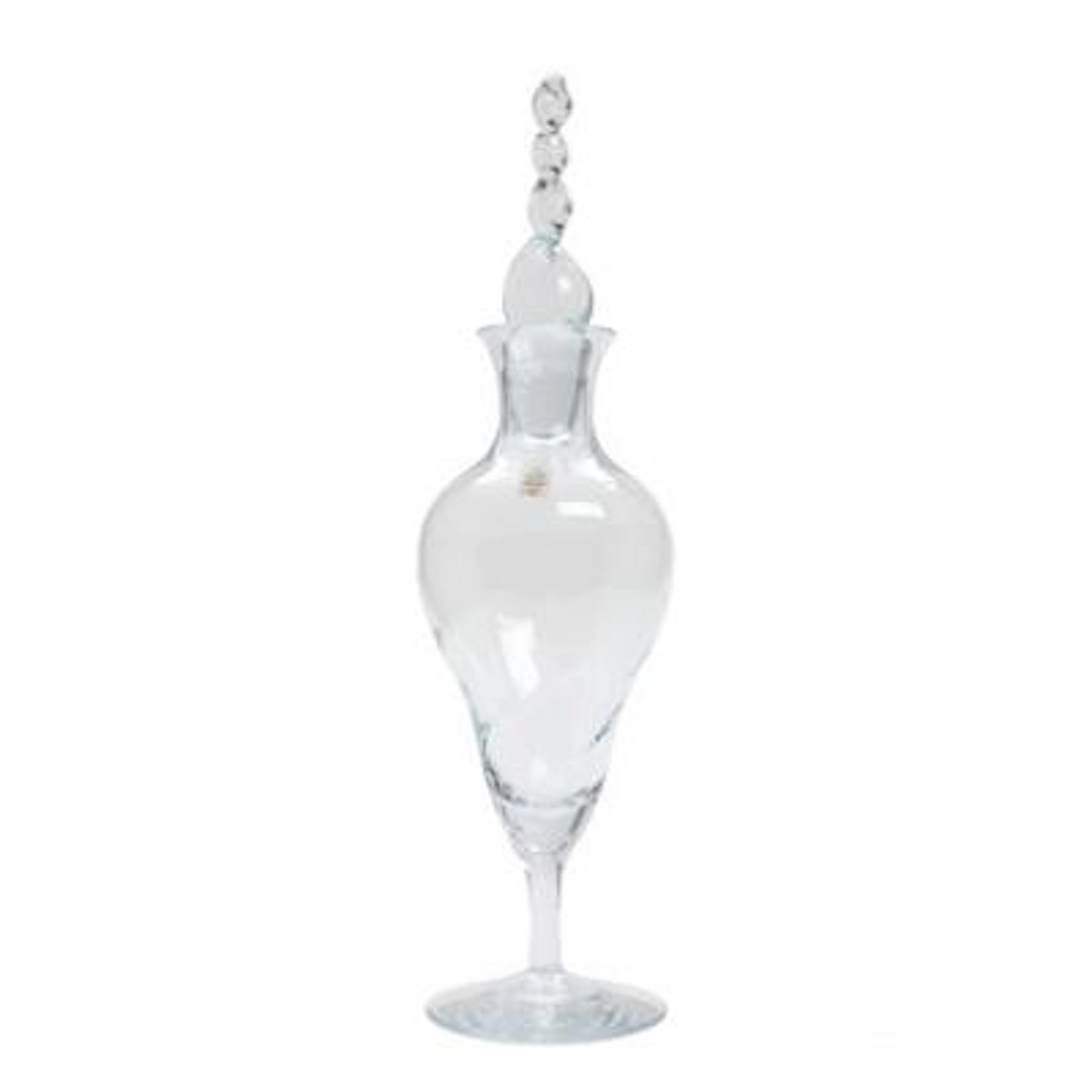 Arje Griegst: "Xanadu". Clear glass decanter. Made by Holmegaard.