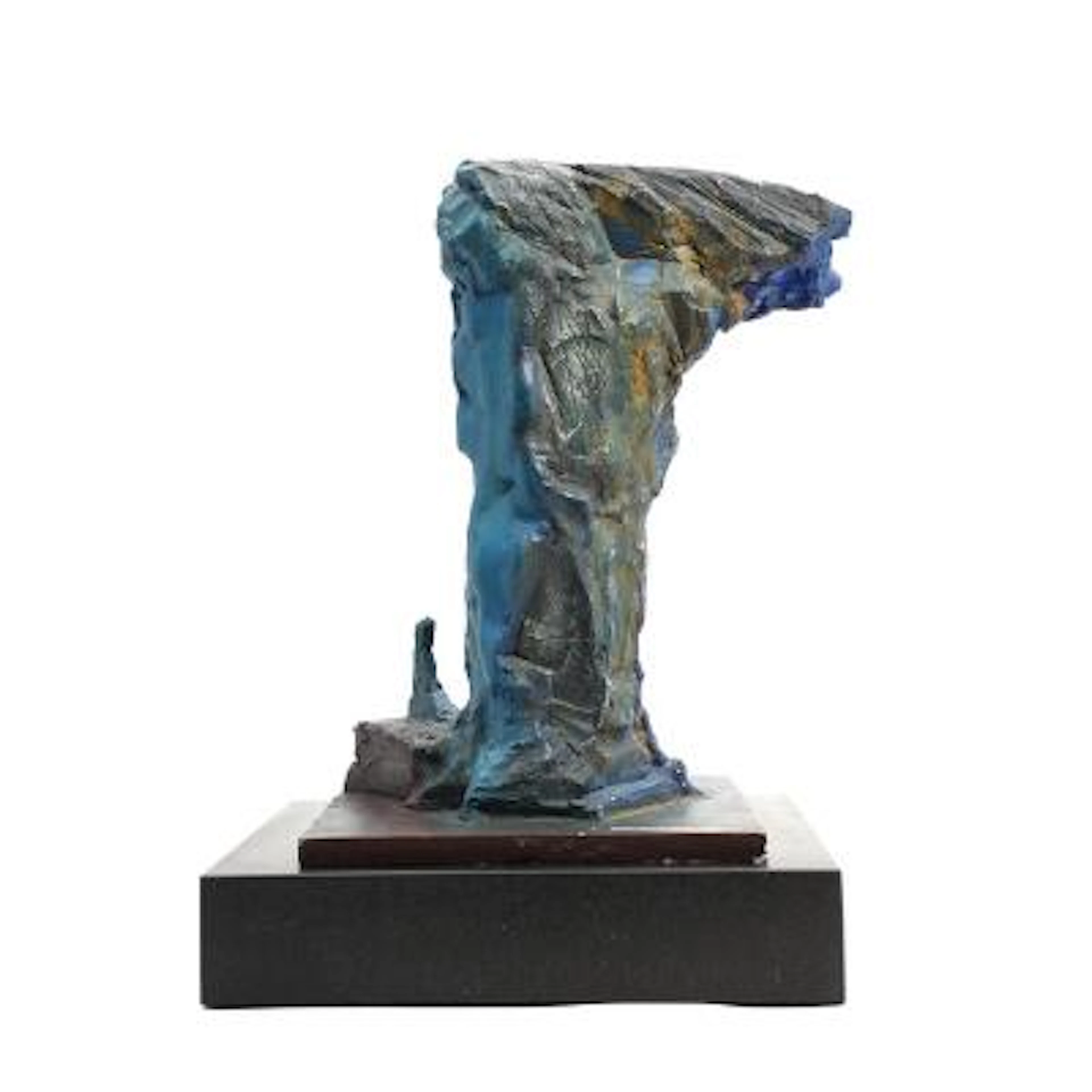 Peter Brandes: "Hyrden", 1990. Signed P. Brandes 90. Painted plaster.