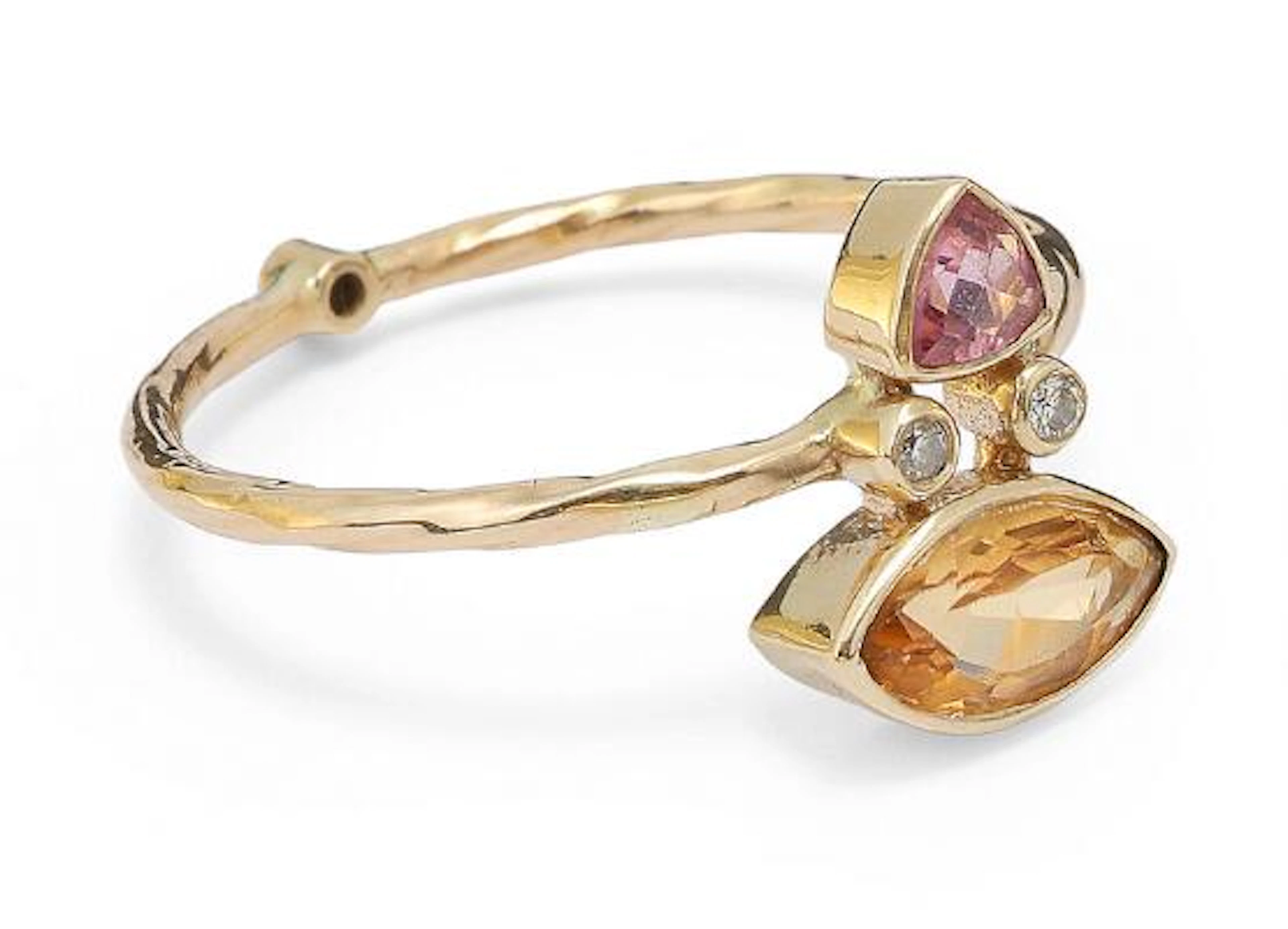 Natascha Trolle: A tourmaline and diamond ring set with tourmalines