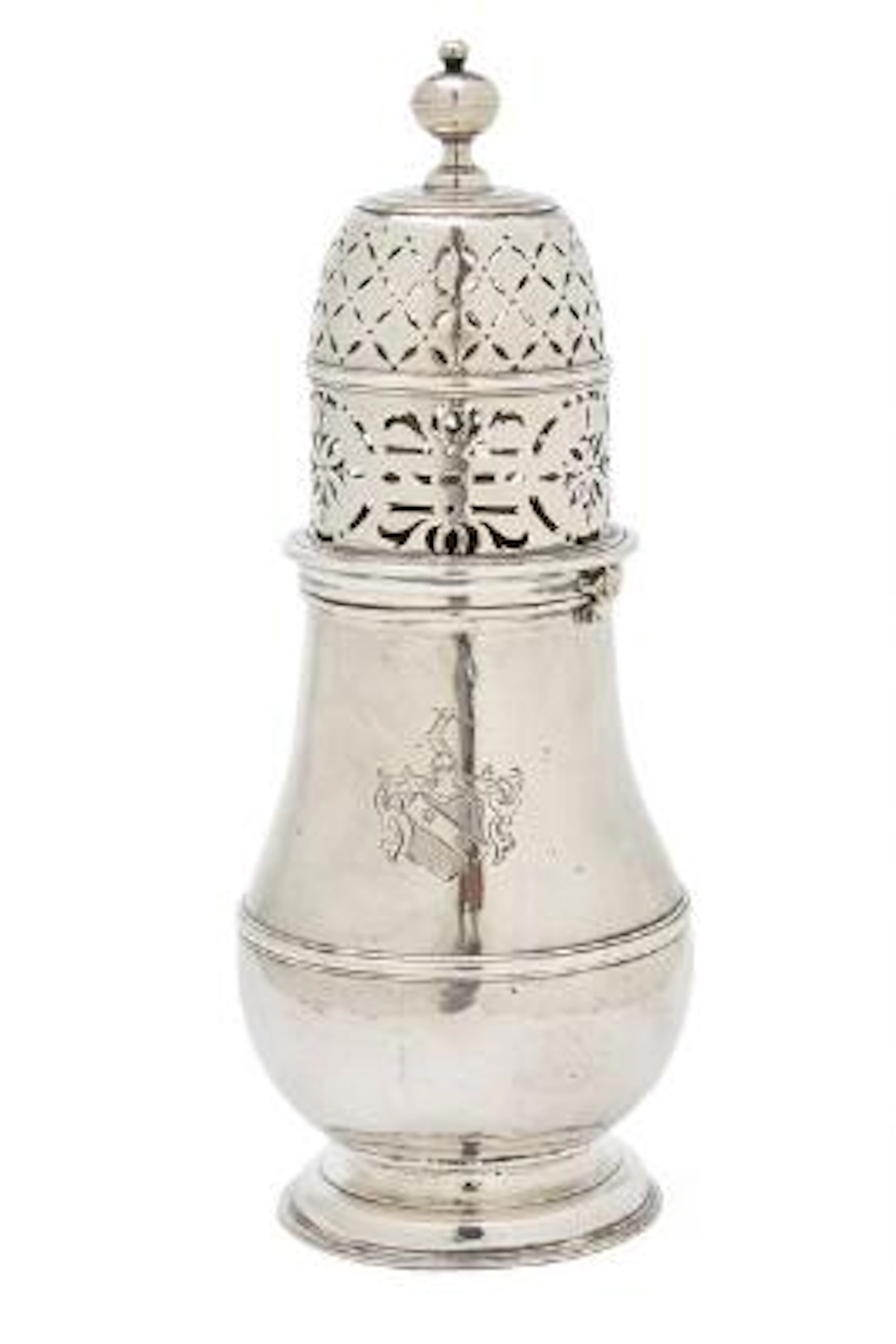 English Queen Anne caster in Britannia silver. London 1712–1713. Weight