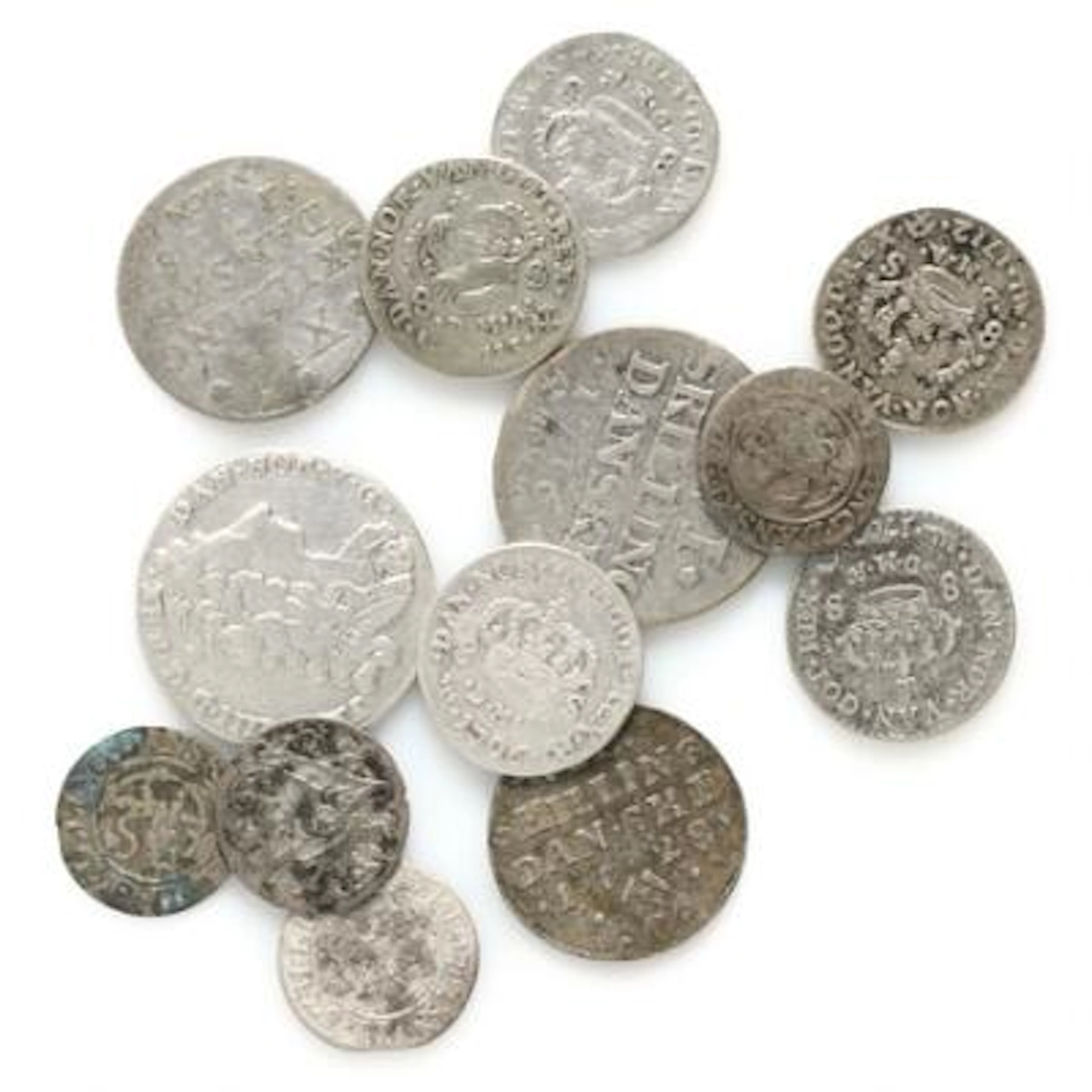 Norway, Frederik IV, collection of coins, in total 13 pcs – Bruun