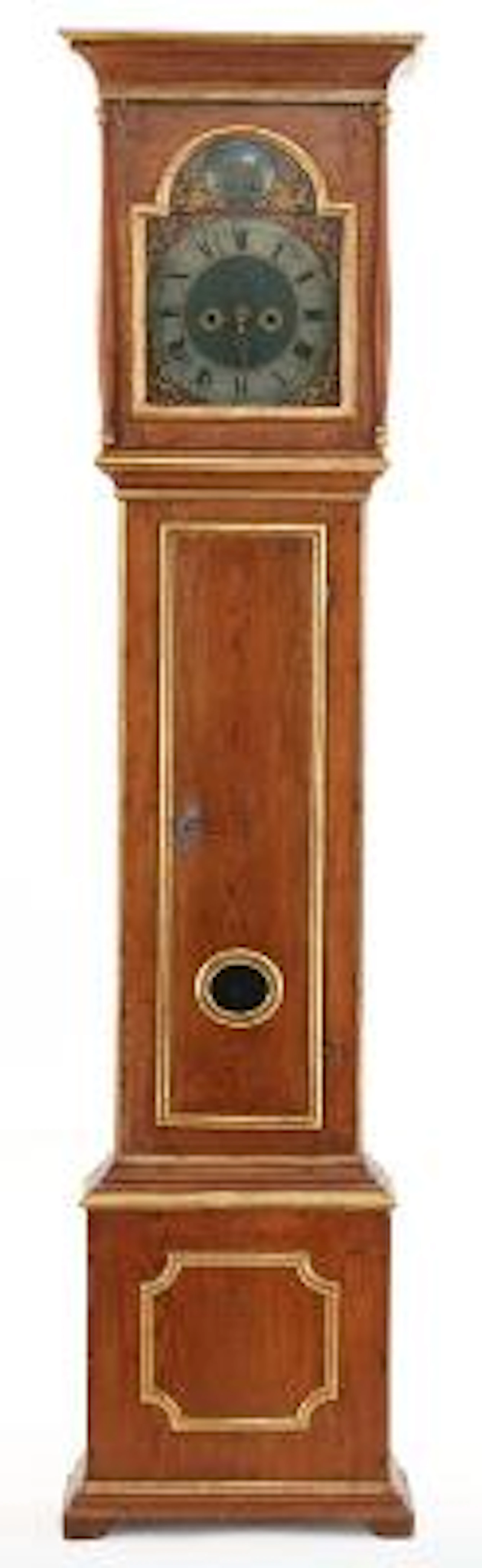 Bornholmian longcase clock. Signed 'Povel Arboe No. 96', Poul Petersen