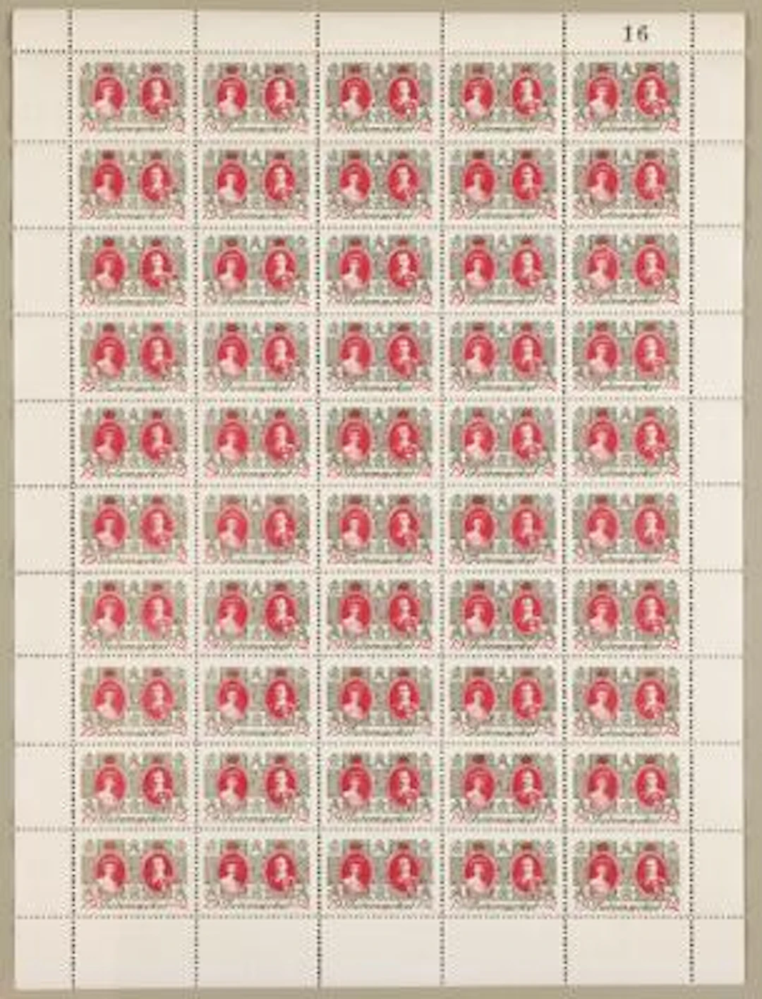 Christmas sheets. 1912-1951/50. Collection full sheets, not complete