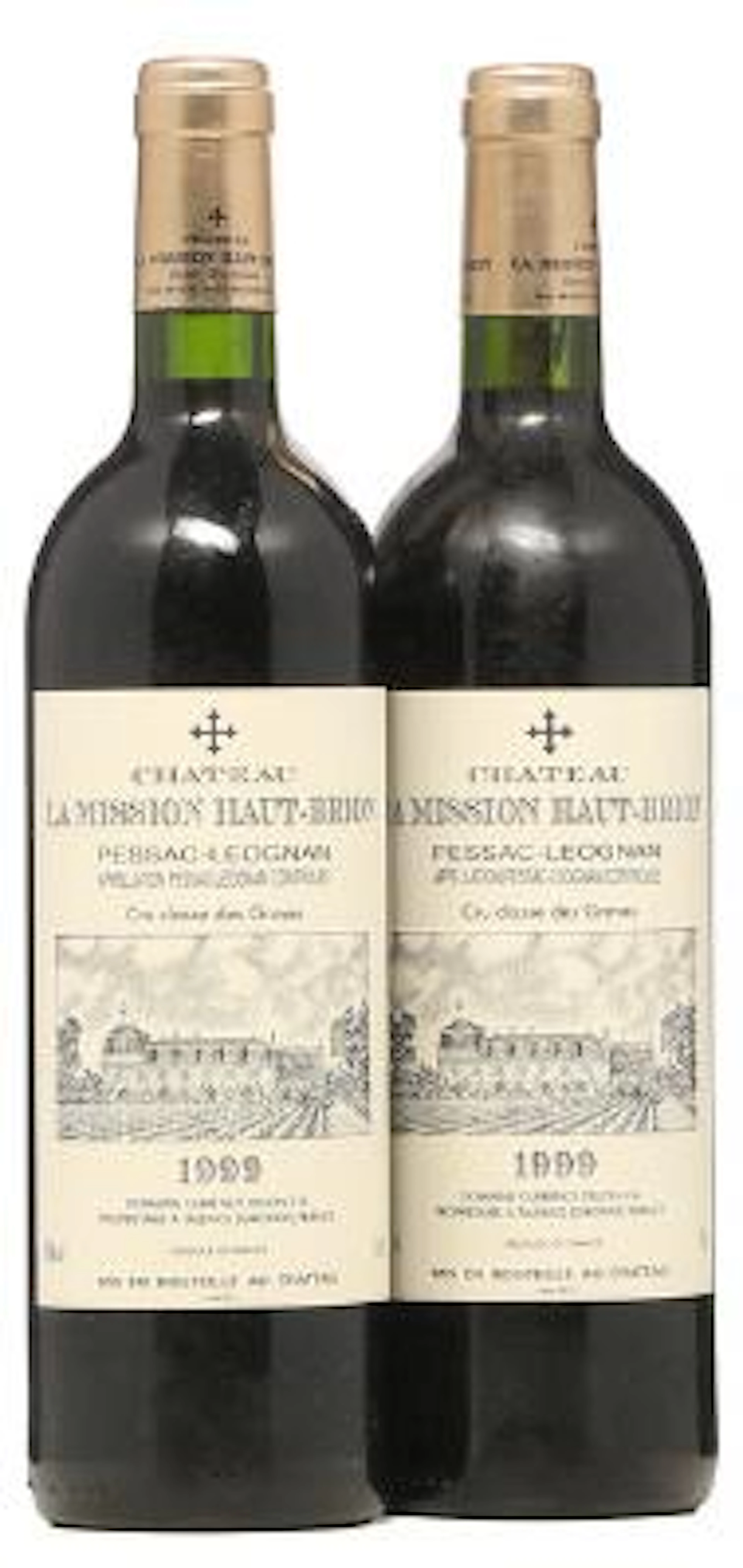 2 bts. Château La Mission Haut Brion Grand Cru Classé, Pessac-Léognan