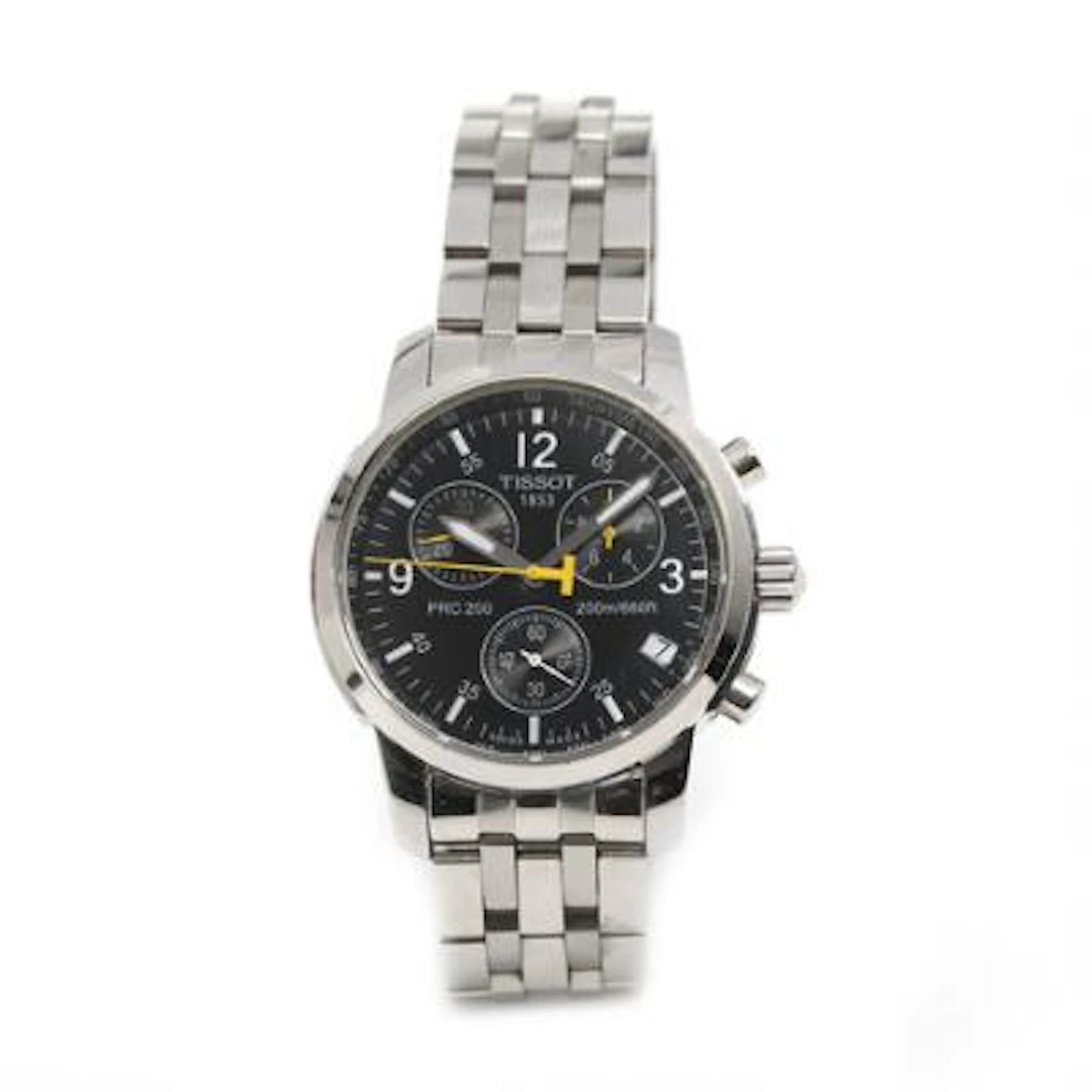 Tissot: PRC 200 of steel, ref. T 461. Quartz movement with chronograph