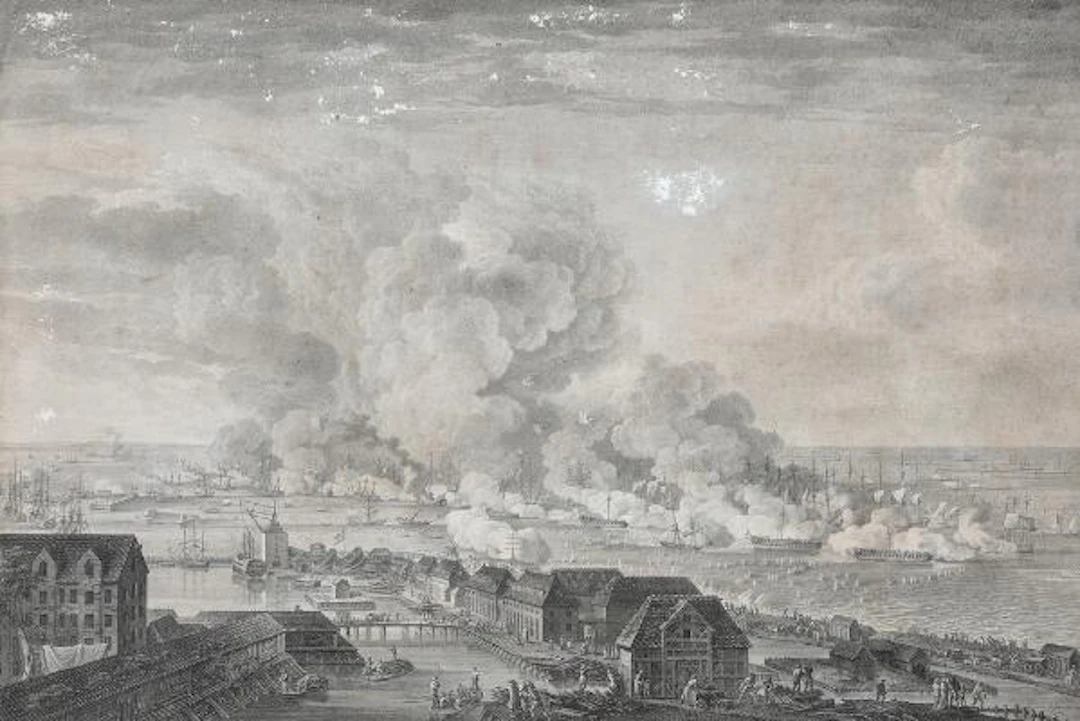J. F. Clemens (after C. A. Lorentzen): “Bataillen d. 2. April 1801