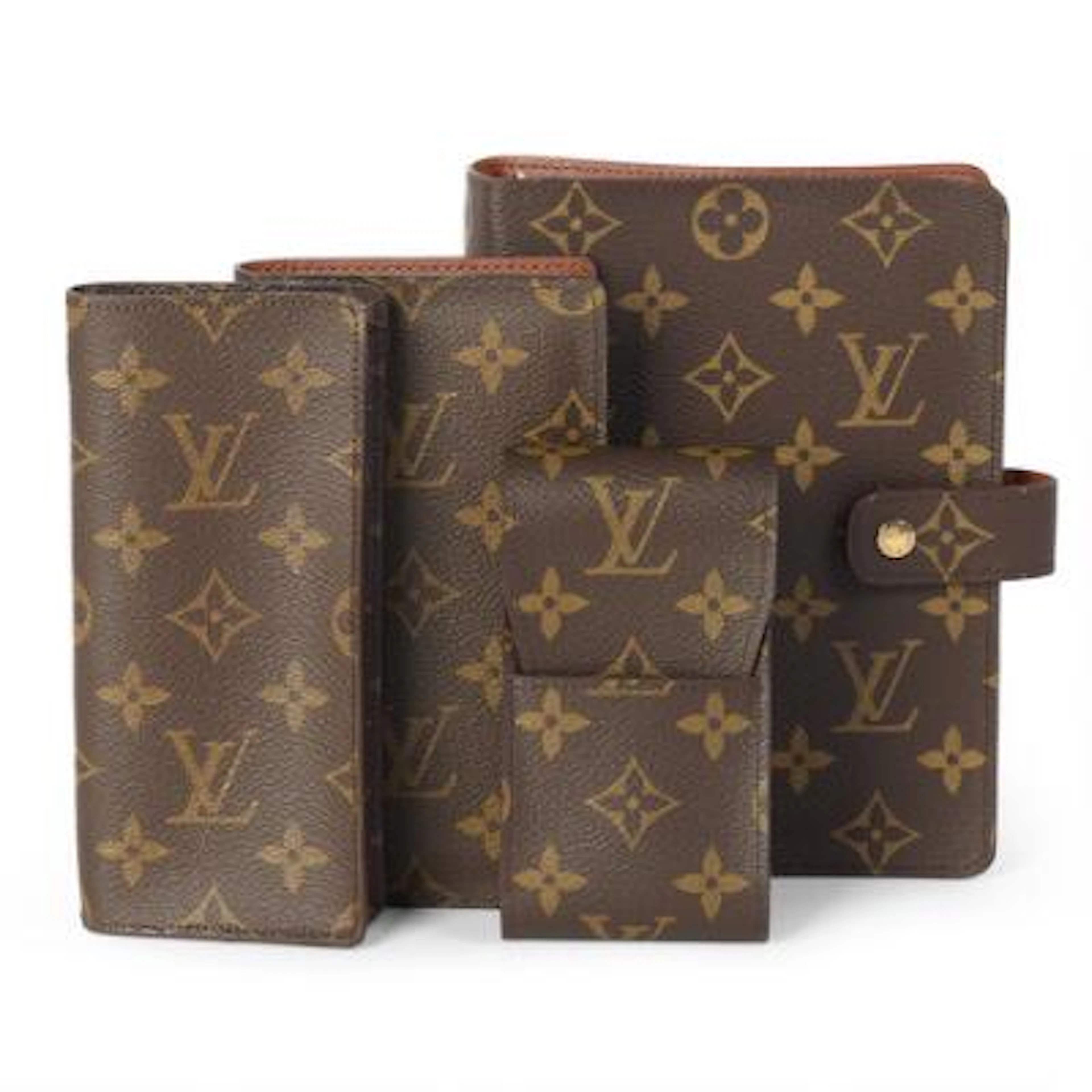 Louis Vuitton: A collection of agenda cover, notebook, glasses case