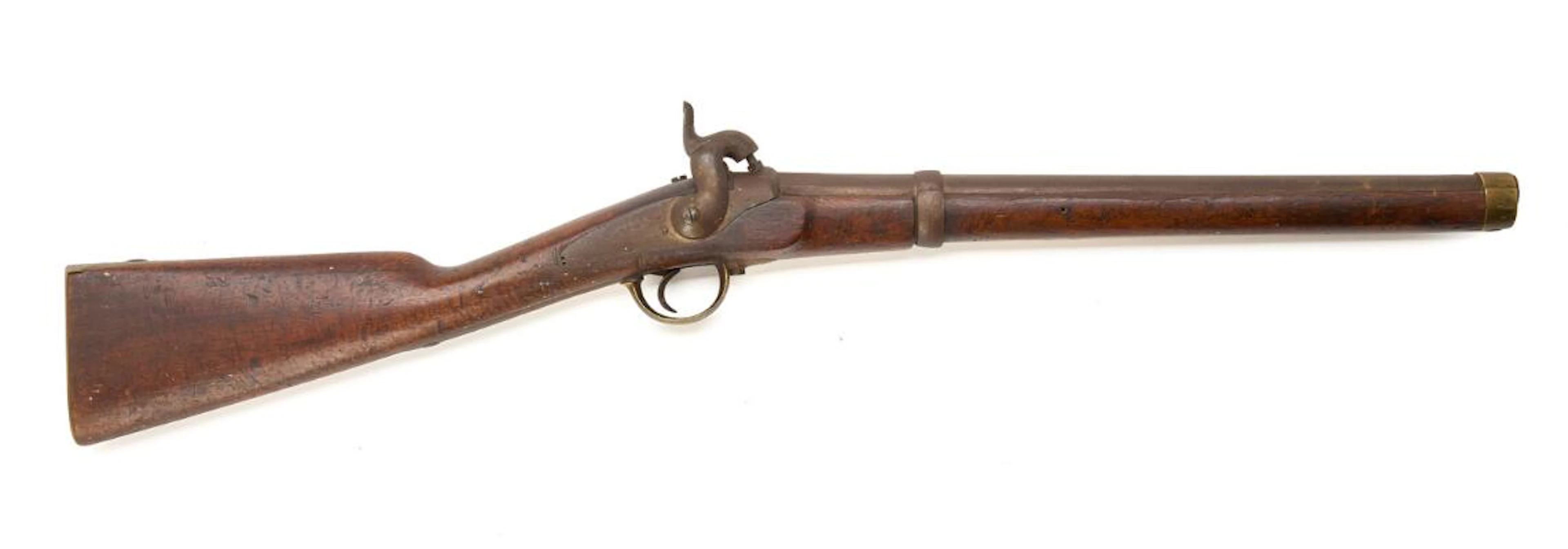 A rare Danish cavalry carbine M/1848 Luxemburg without a carbine bar